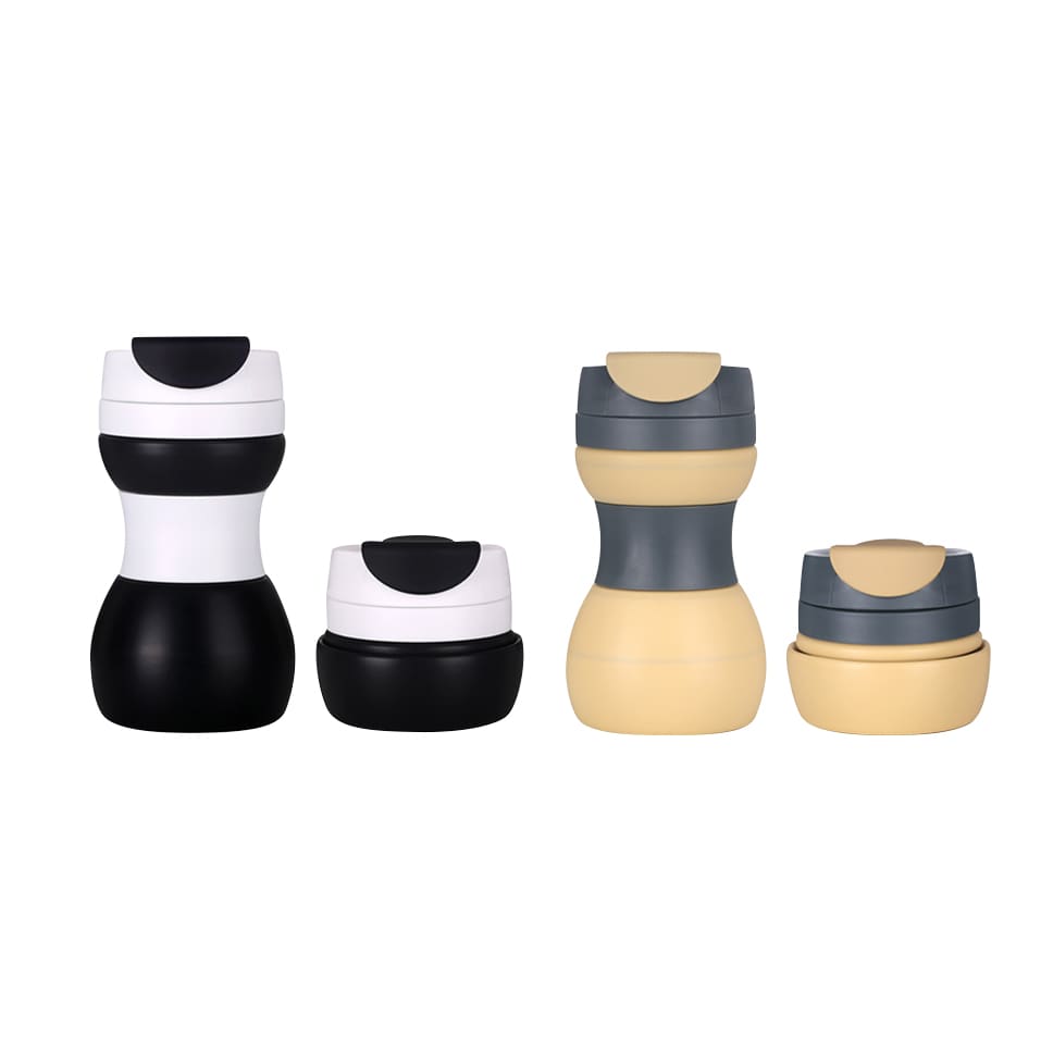 500ml Collapsible Silicone Coffee Travel Cup - PCD032 Image 
