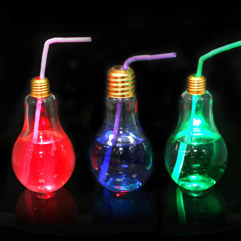 400ml Light Up Bulb Shaped Plastic Bottle - PCD051 Image 
