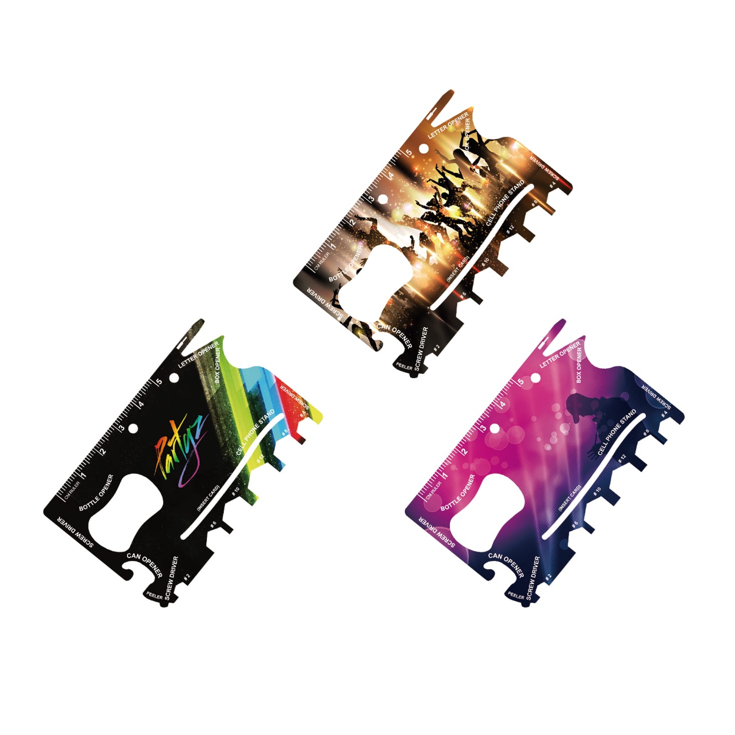 Full color print Card- sized Multi-tool - PCH015b Image 