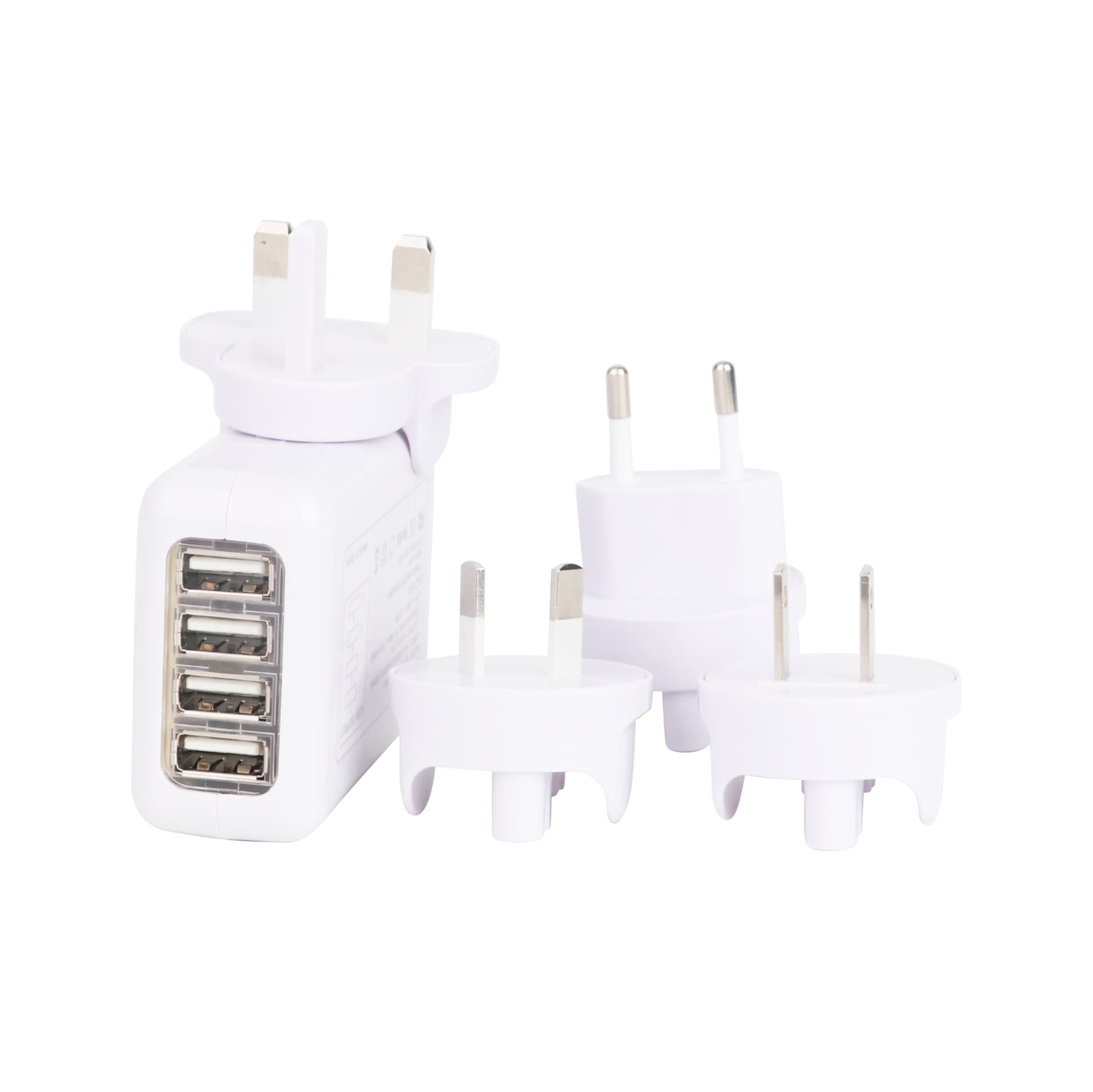 4 Ports USB Travel Adapter - PCH036 Image 