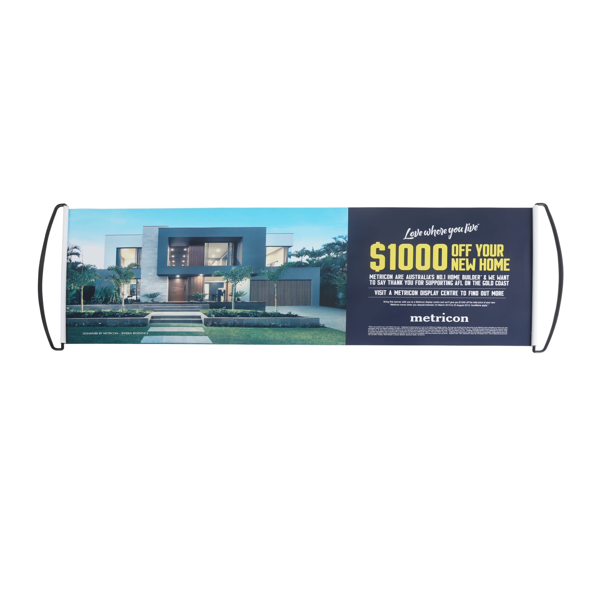 Hand Held Roll Out Fan Flag - PCH105 Image 