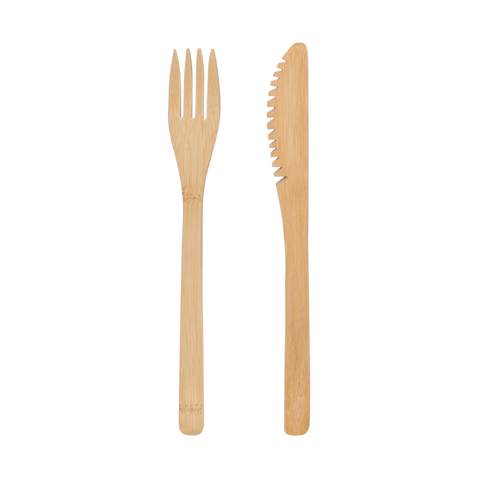 6 pieces Bamboo Cutlery Set - PCH165 Image 