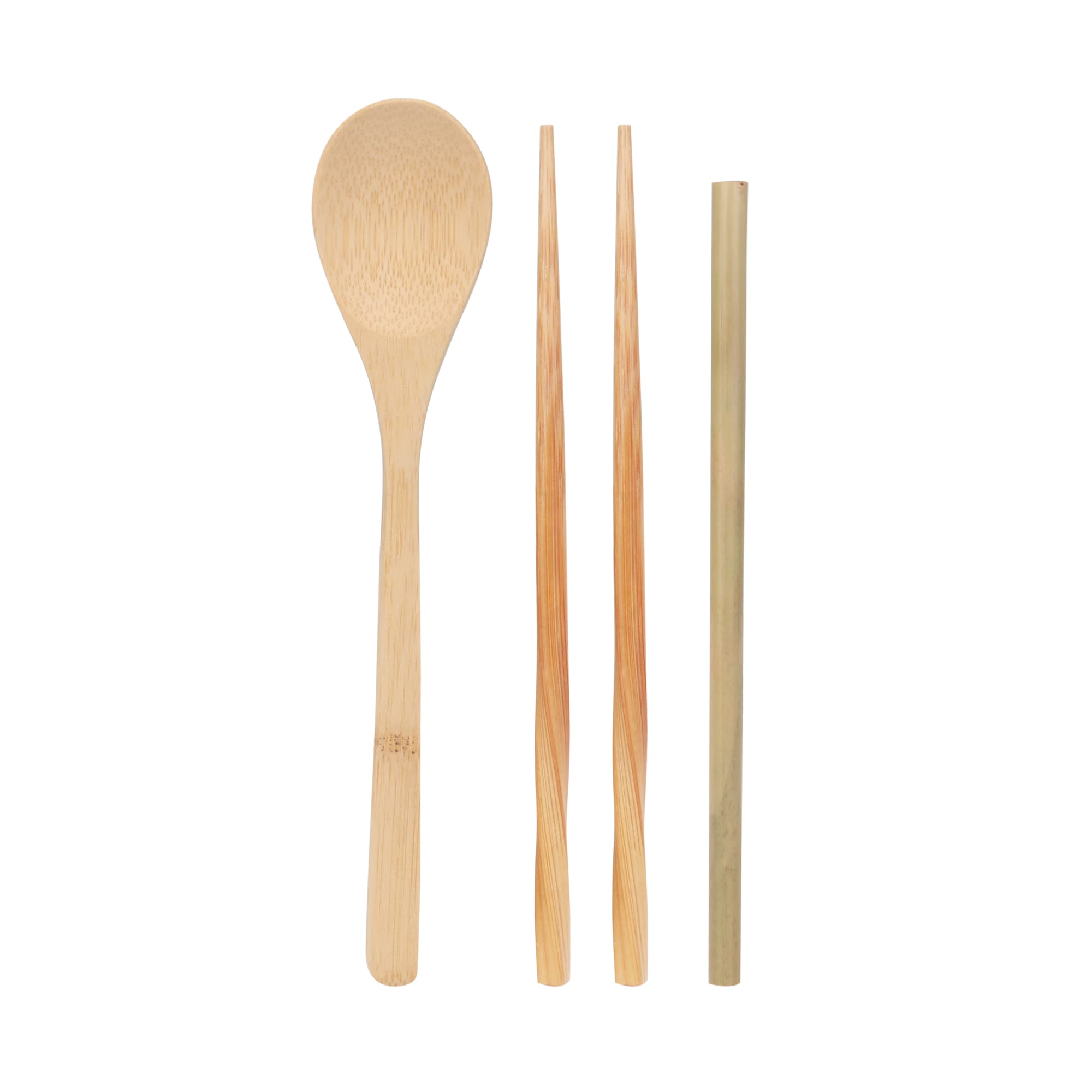 6 pieces Bamboo Cutlery Set - PCH165 Image 