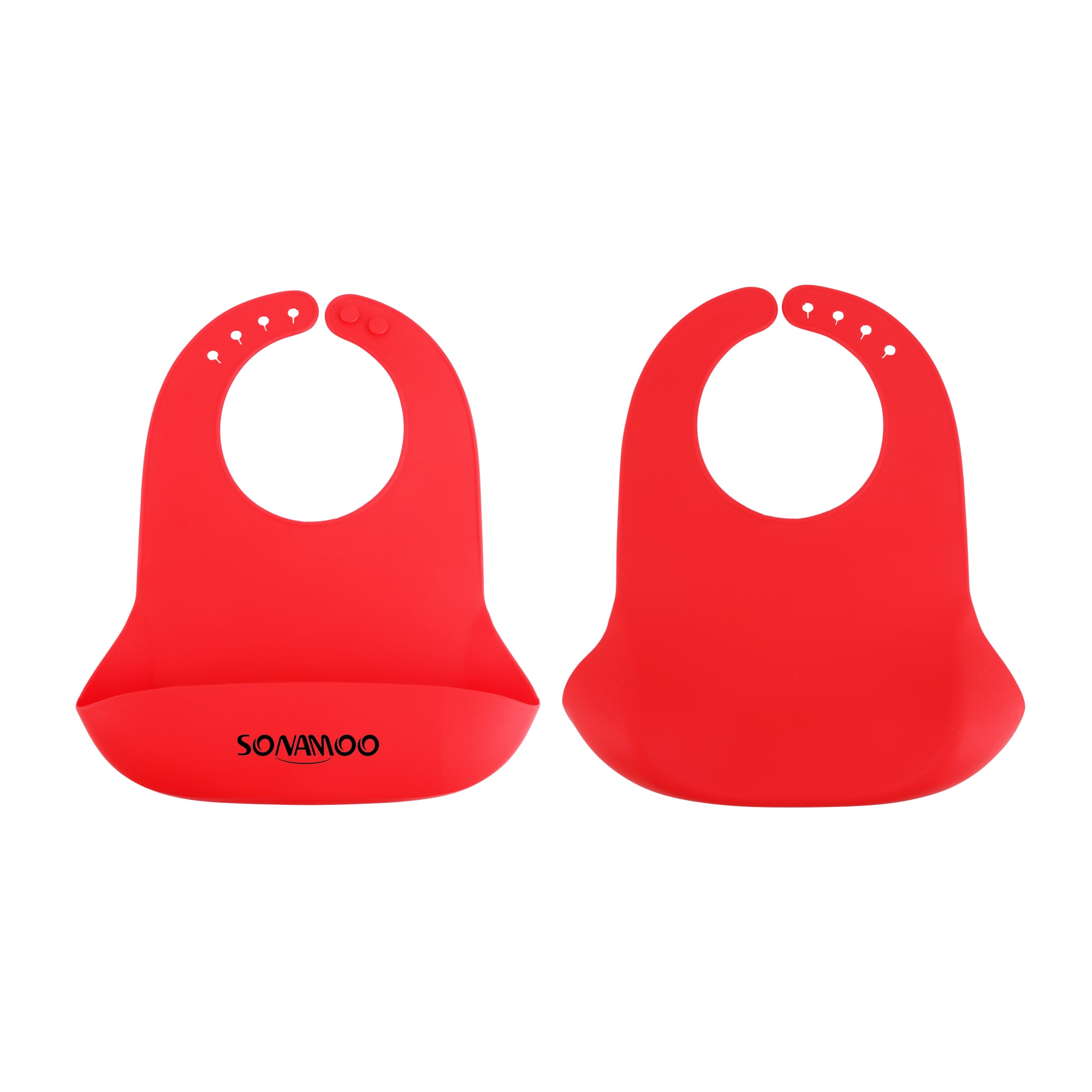 Silicone Bib with Snap Closure - PCH182 Image 