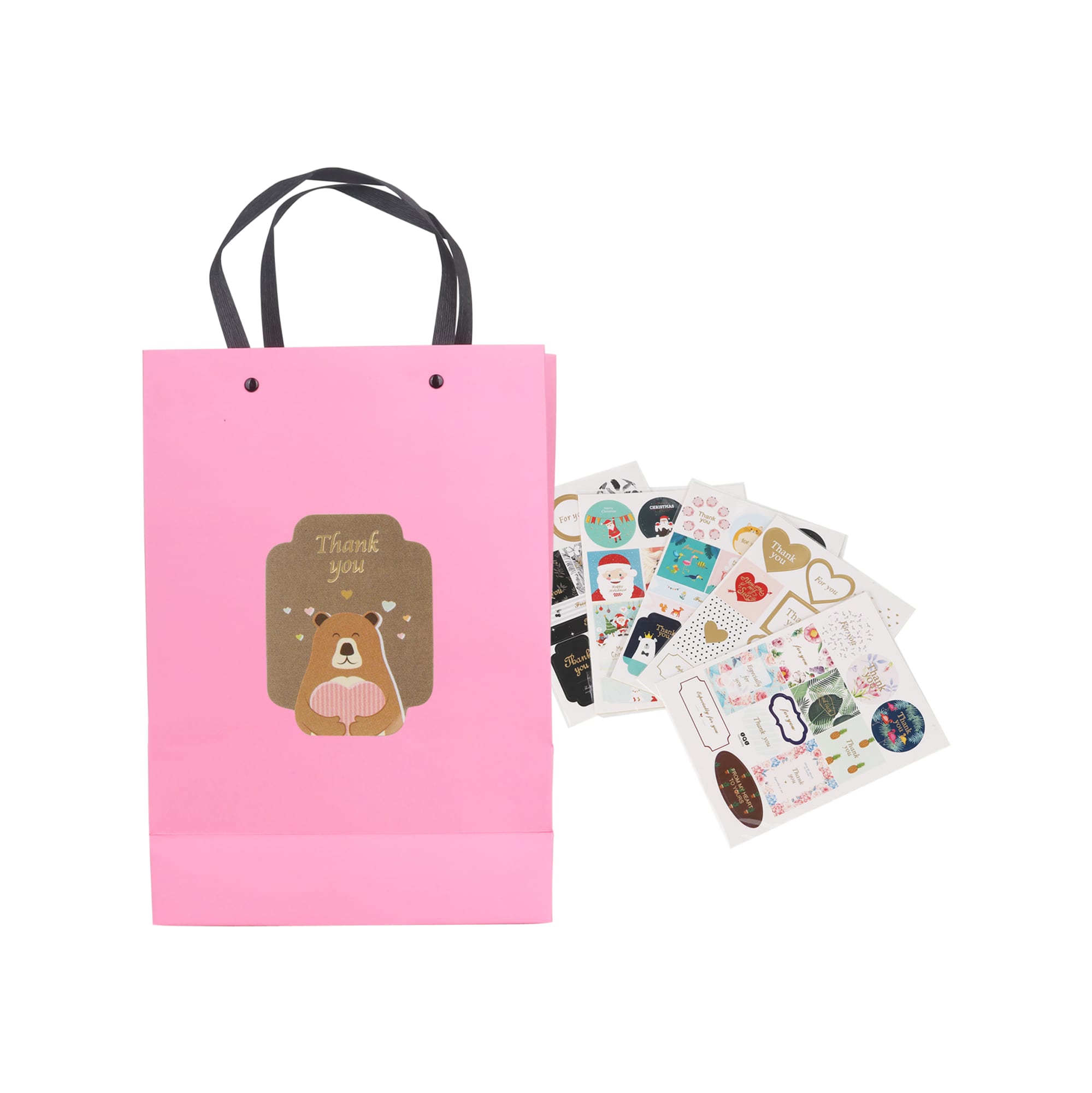 Knitted Handle Bag with Lamination(250x350x100mm) - PCPB051 Image