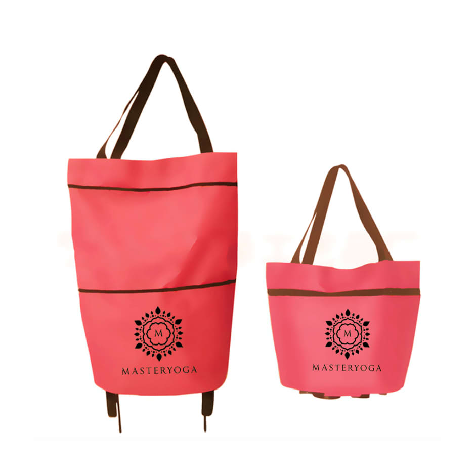 2 in 1 Collapsible Shopping Trolley Bag - PCPB074 Image