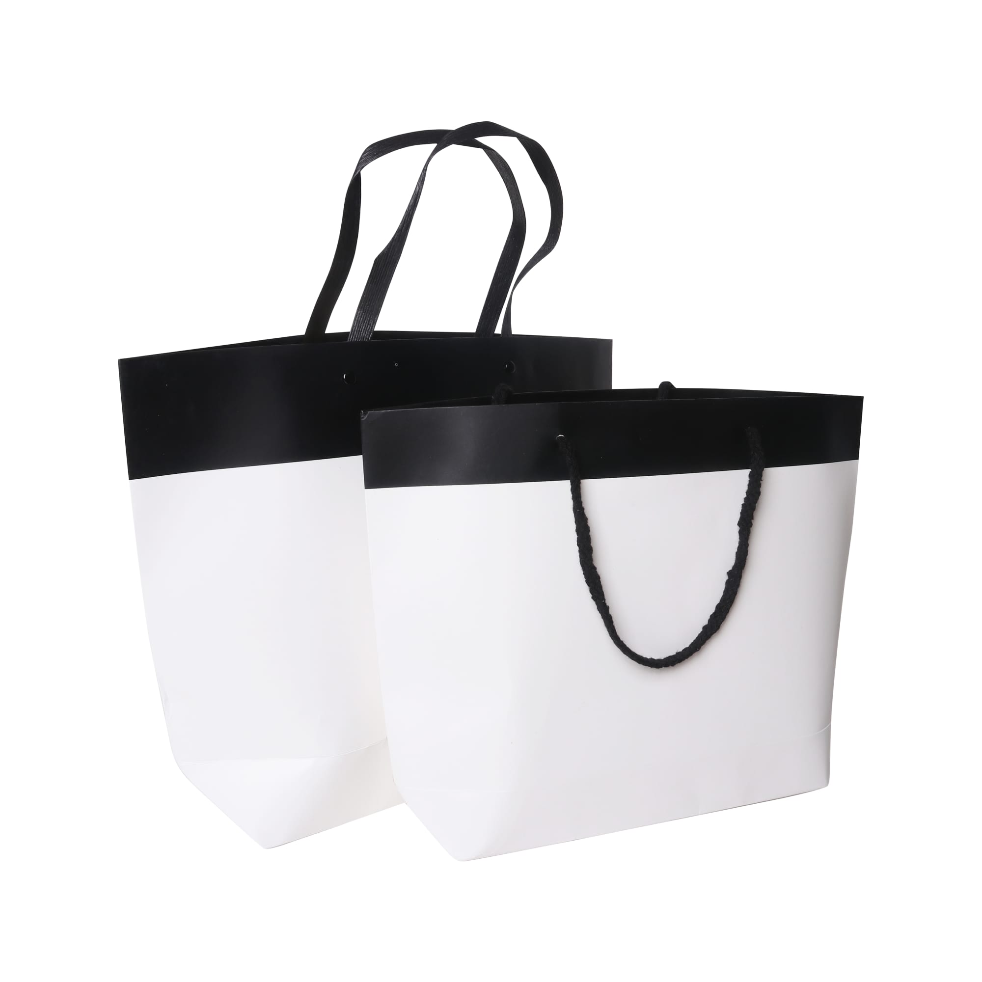 Medium Black&White Boutique Paper Bag(370 x 280 x 100mm) - PCPB141 Image