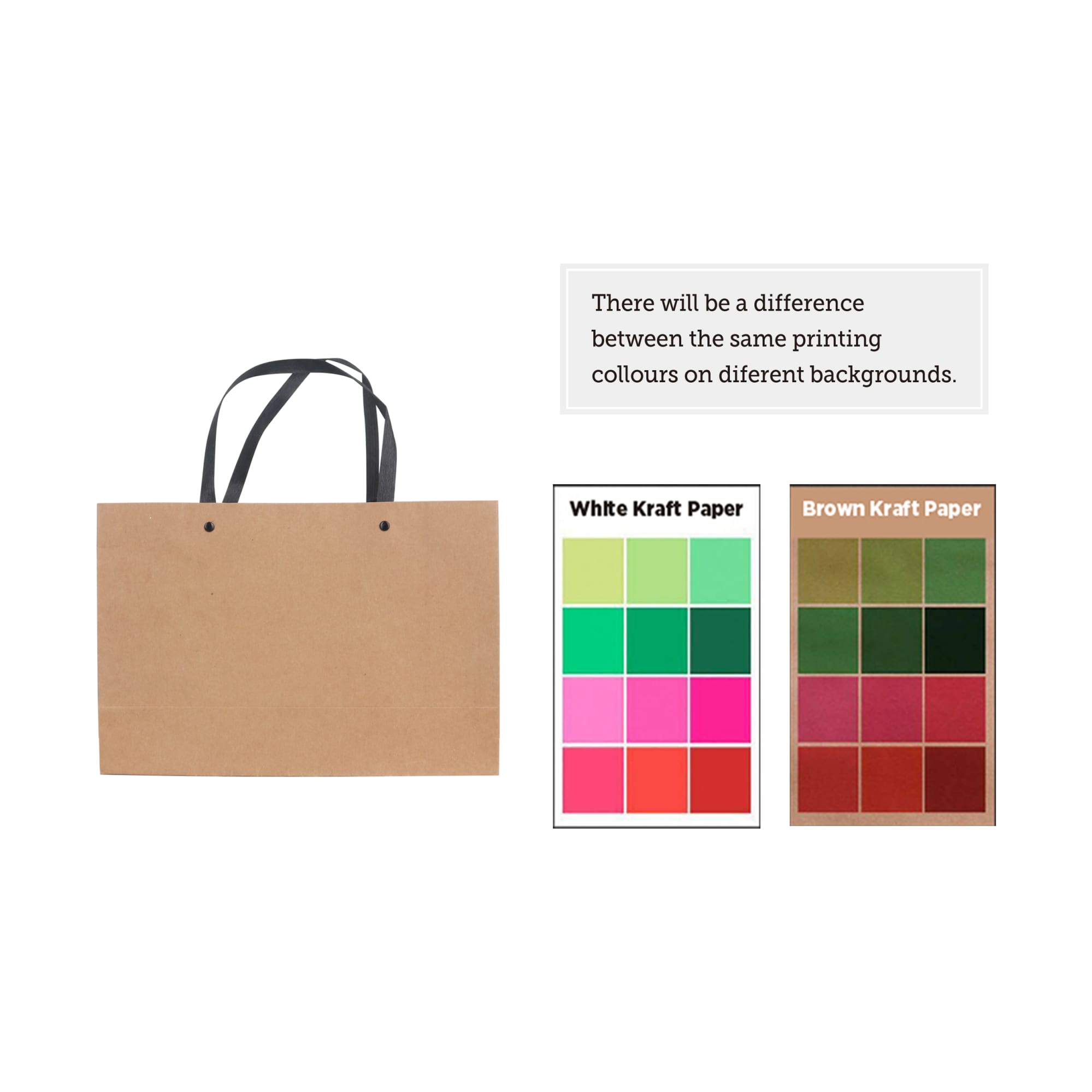 Small Crosswise Paper Bag with Knitted Handle(250 x 170 x 90mm) - PCPB151 Image