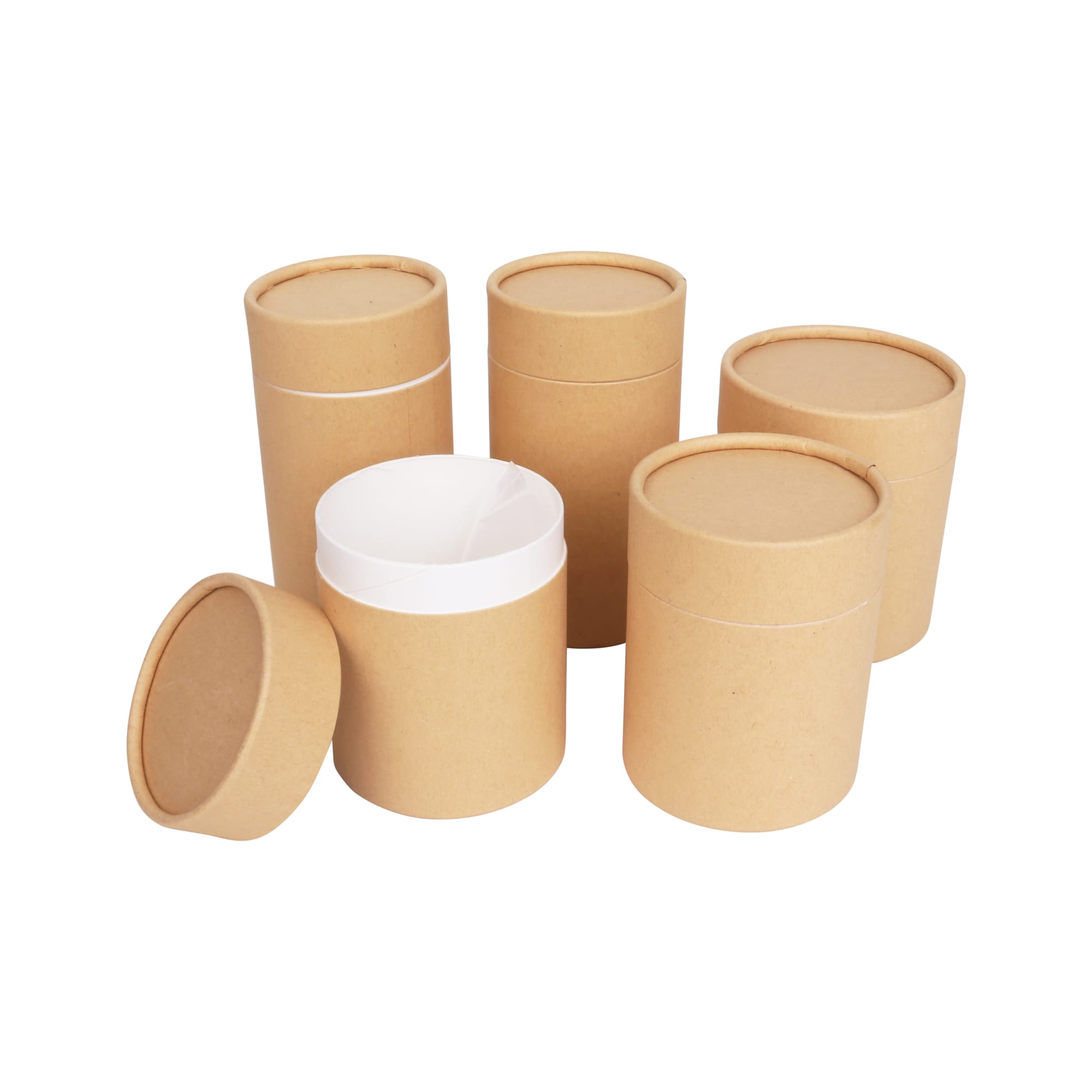 Small Paper Cylinder Boxes (65 x 130mm) - PCPB210 Image 