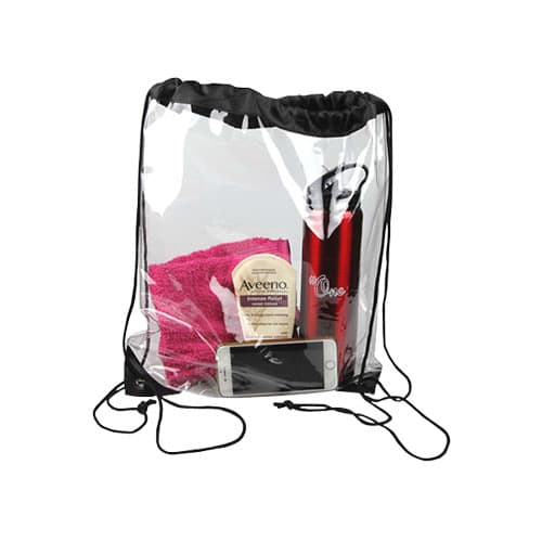 Clear PVC Drawstring Bag - PCPB815 Image 