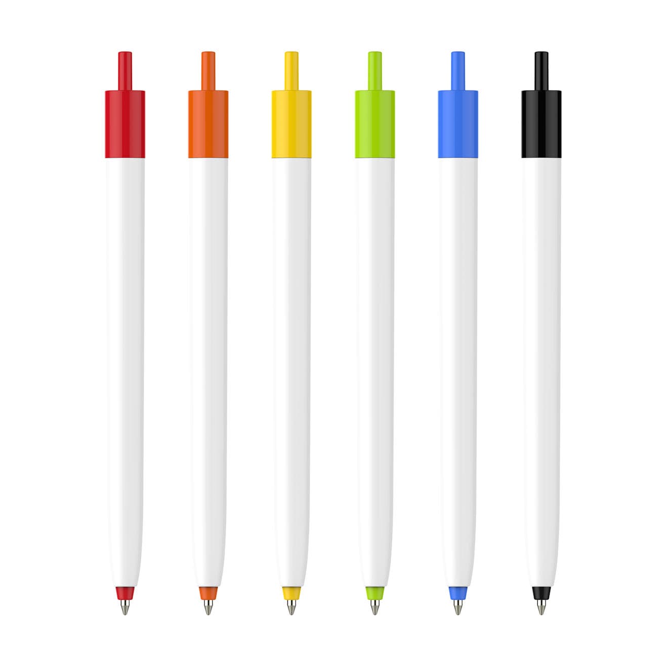 Push Button Pen - Creamy White Barrel - PCS023A Image