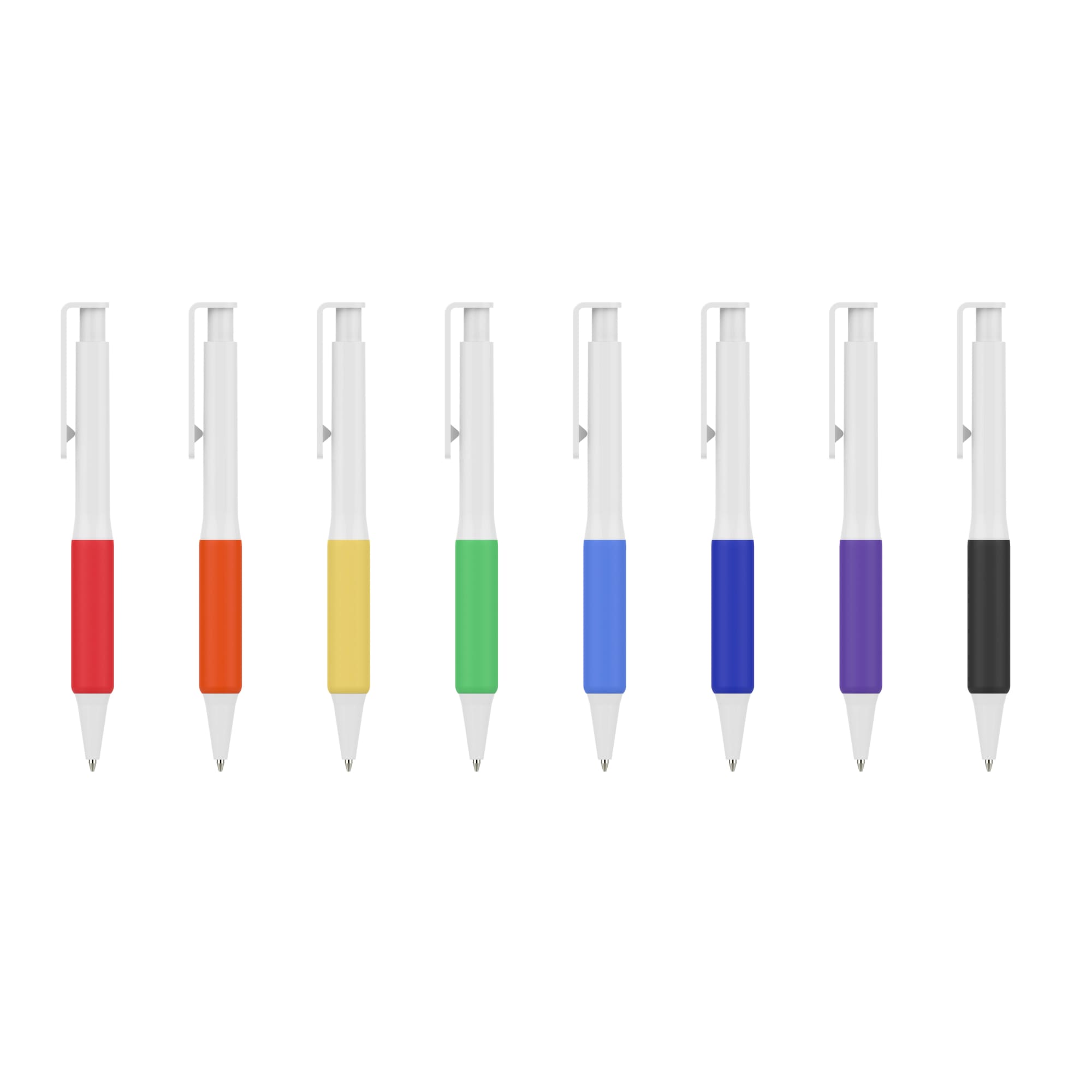 Soft Grip Pen - Creamy White Barrel - PCS032A Image 