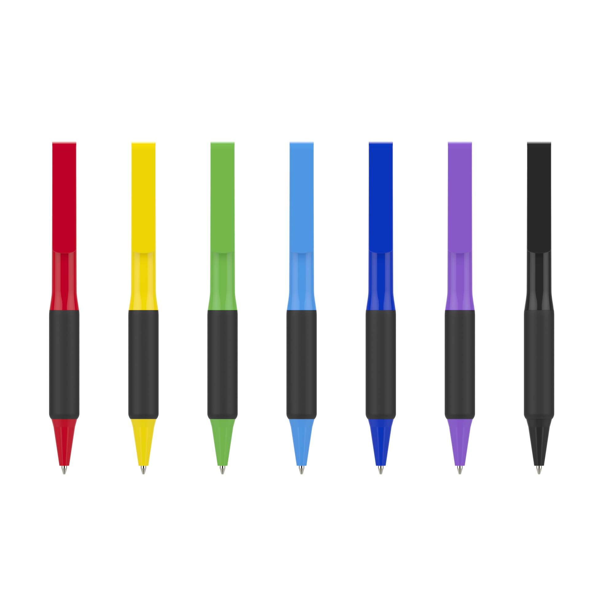 Soft Grip Pen - Colour Barrel - PCS032B Image