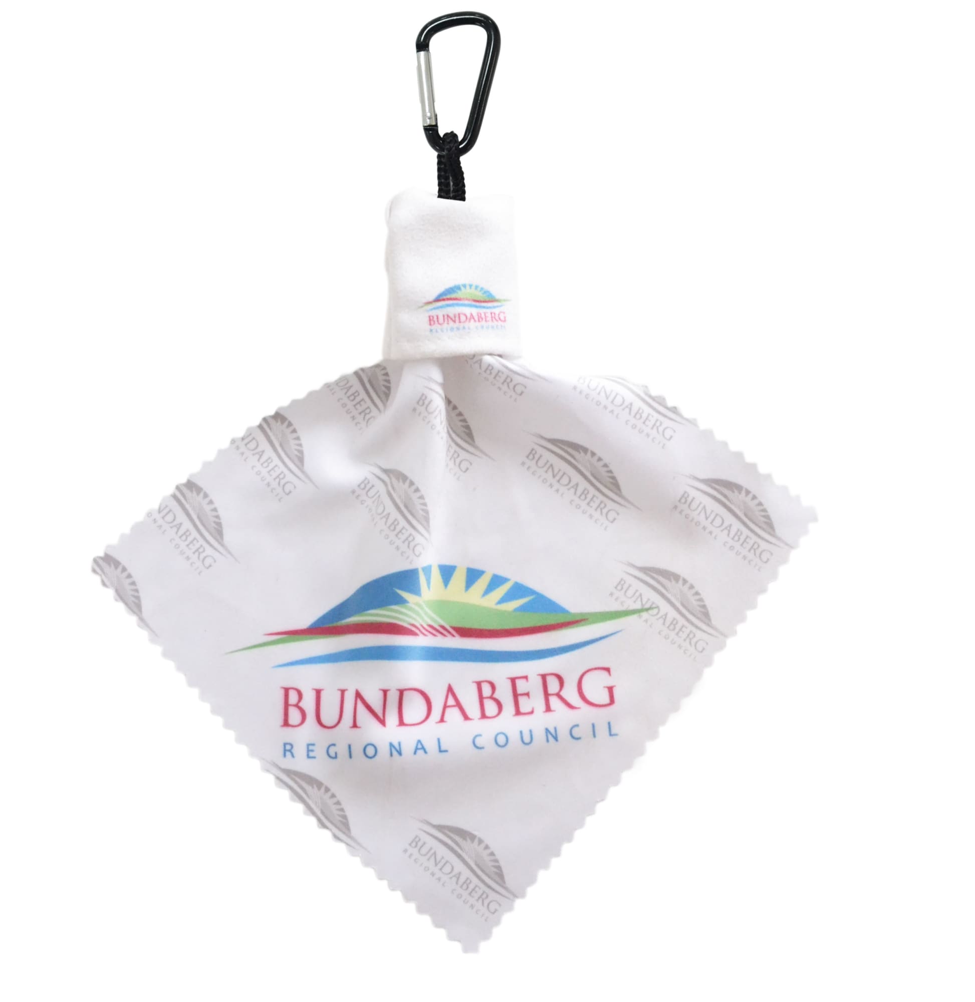 Microfibre Lens Cloth with Carabiner - PCT003 Image 