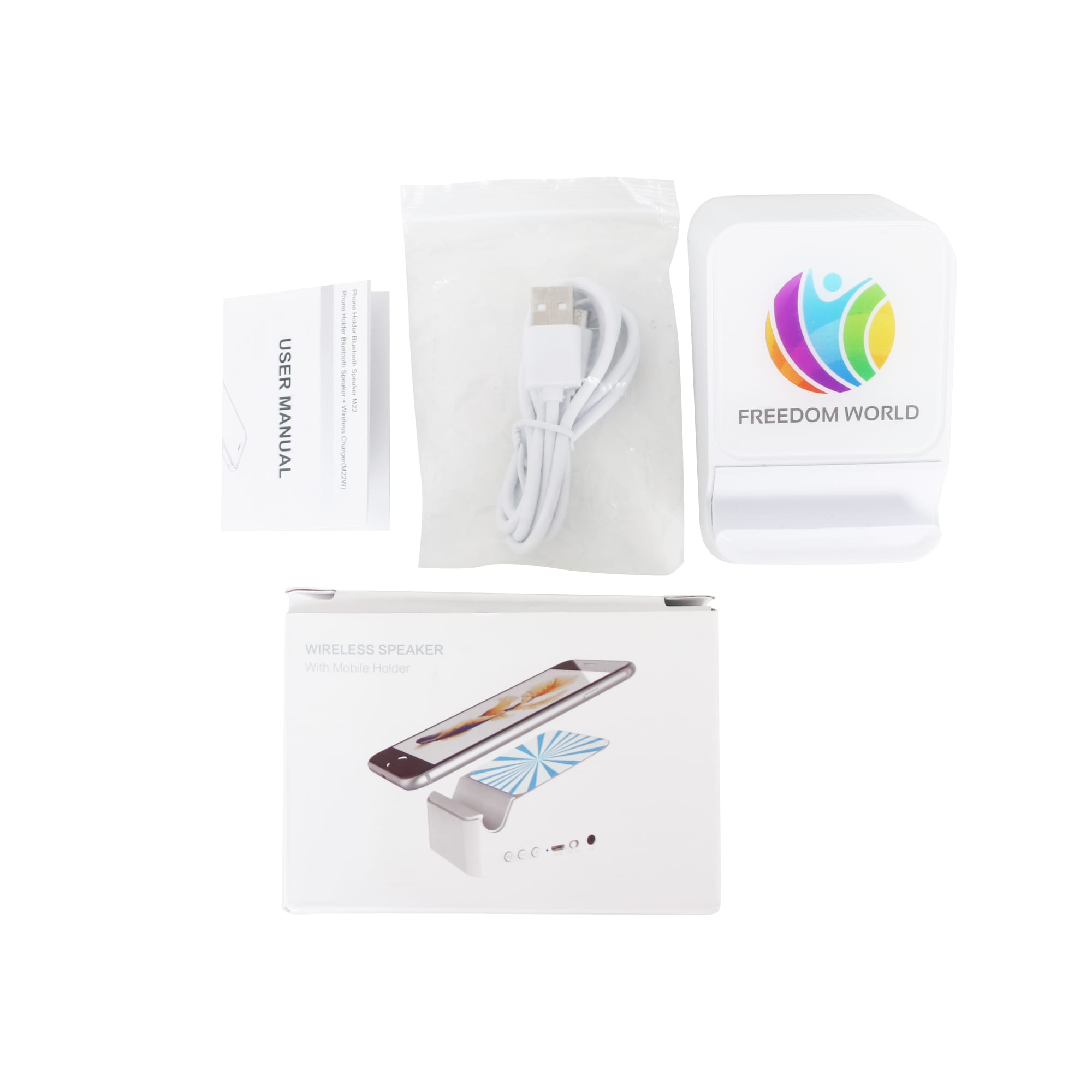 Bluetooth Speaker with Wireless Charger - PCT141 Image 