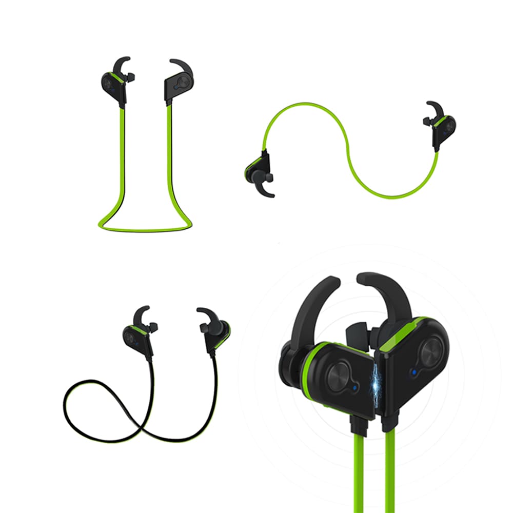 Double Coloured Magnetic Suction Wireless Headphones - PCT184 Image 