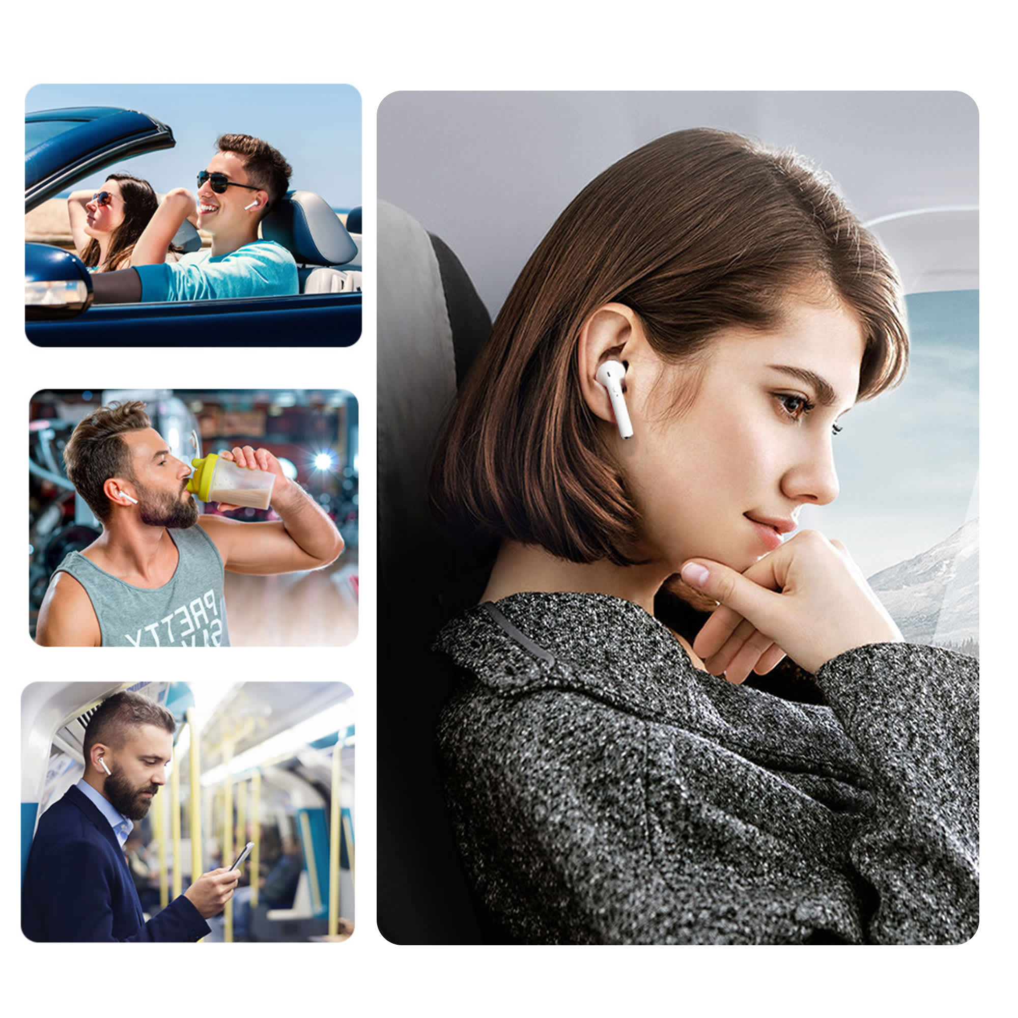 Quality Touch Pods Wireless Earbuds - PCT185 Image 
