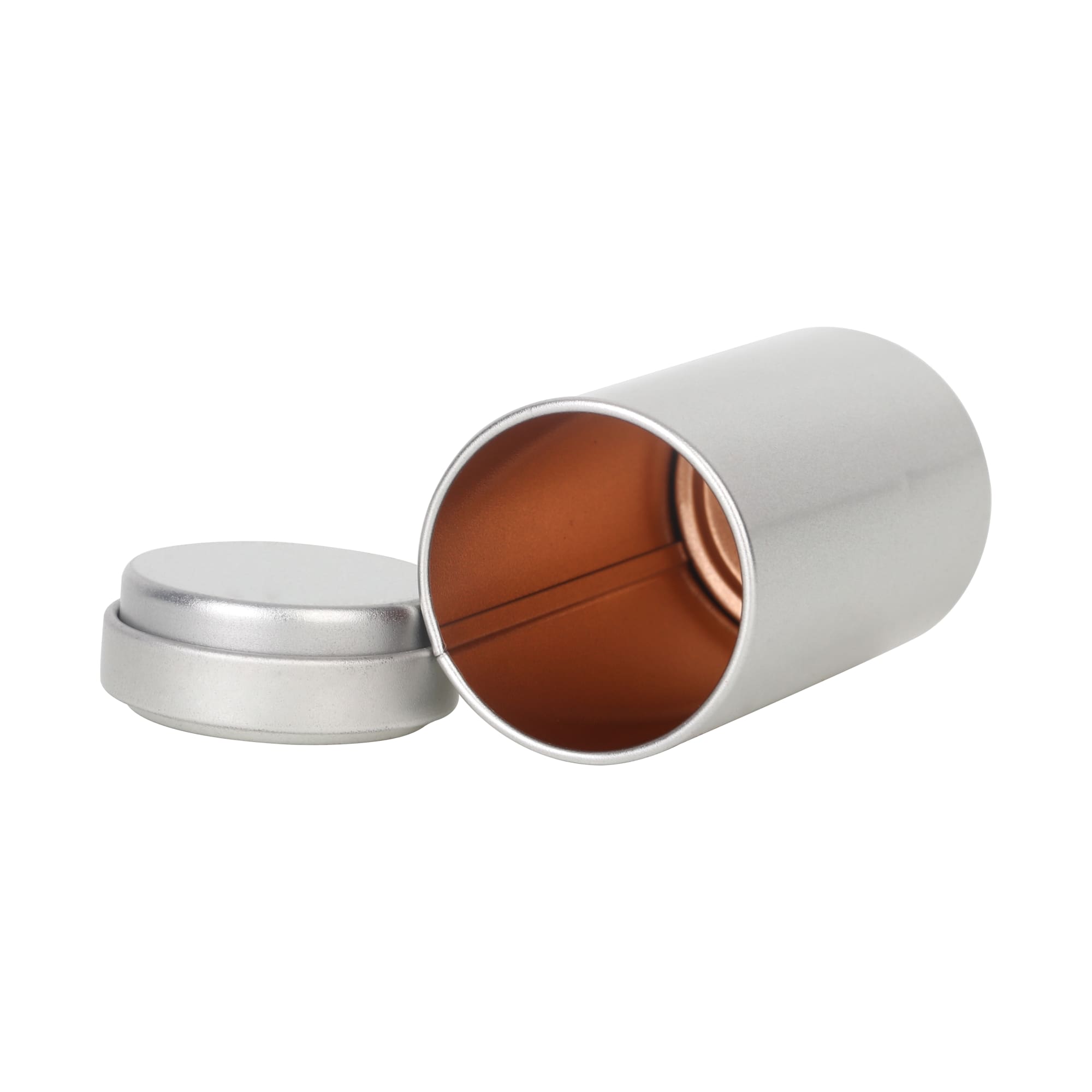 Medium Metal Cylinder Tin Canisters (45 x 90mm) - PCTC02 Image 