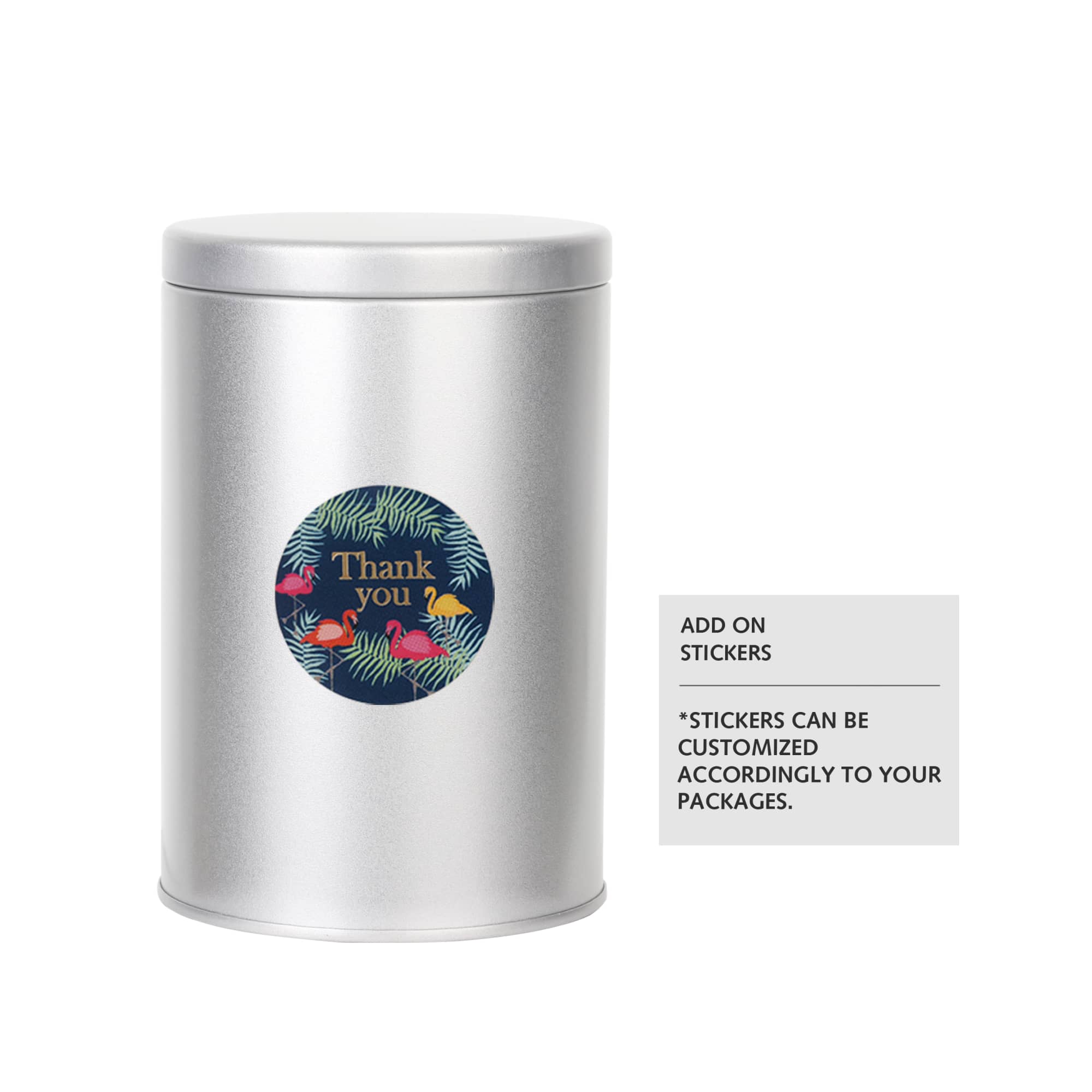 Medium Tin Can with Lid (85 x 130mm) - PCTC12 Image