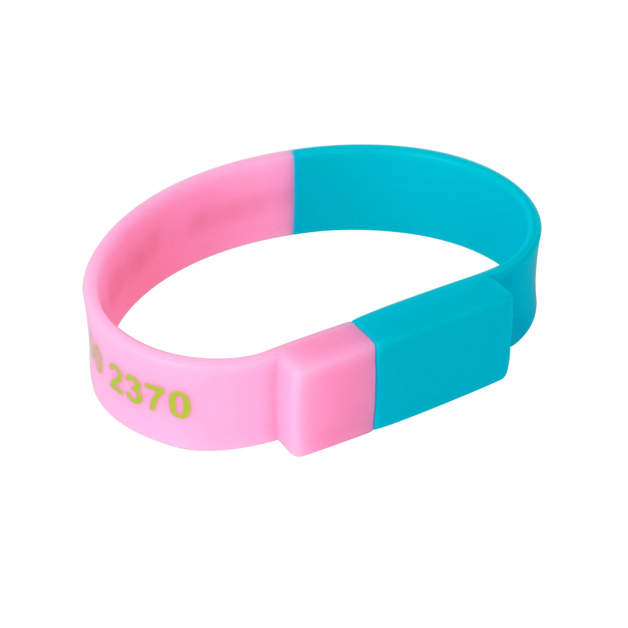 Sectional Coloured Wristband Flash Drive - PCU623A Image 