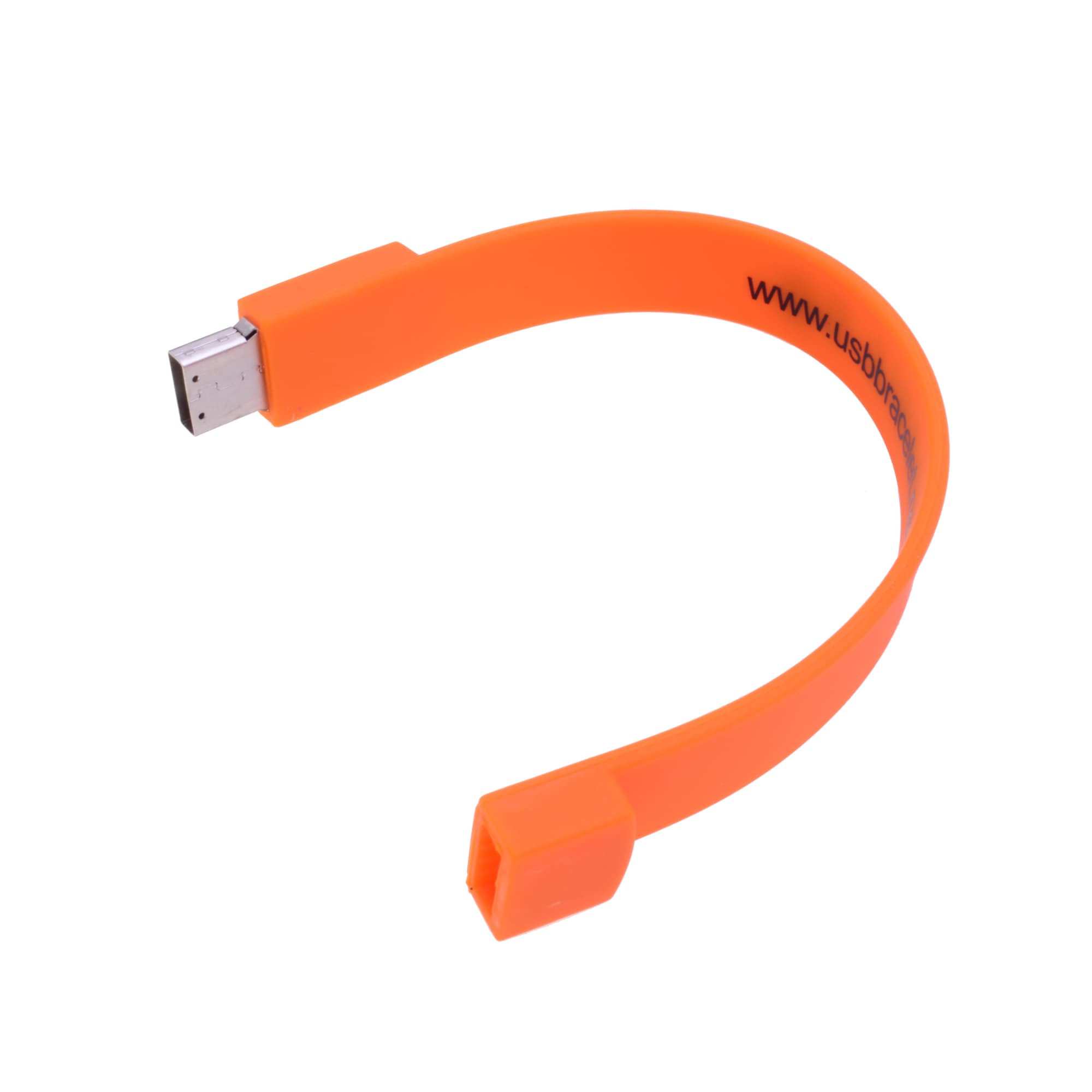 Rectangular Silicone Wristband Flash Drive - PCU623 Image