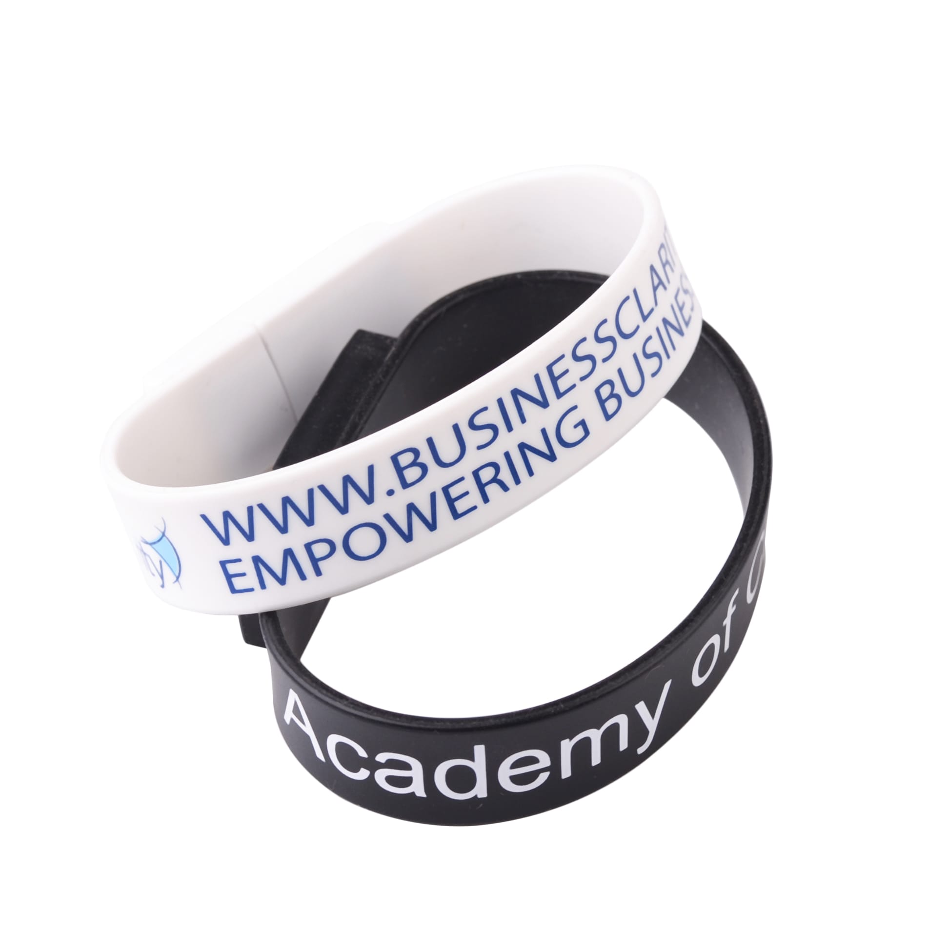Rectangular Silicone Wristband Flash Drive - PCU623 Image