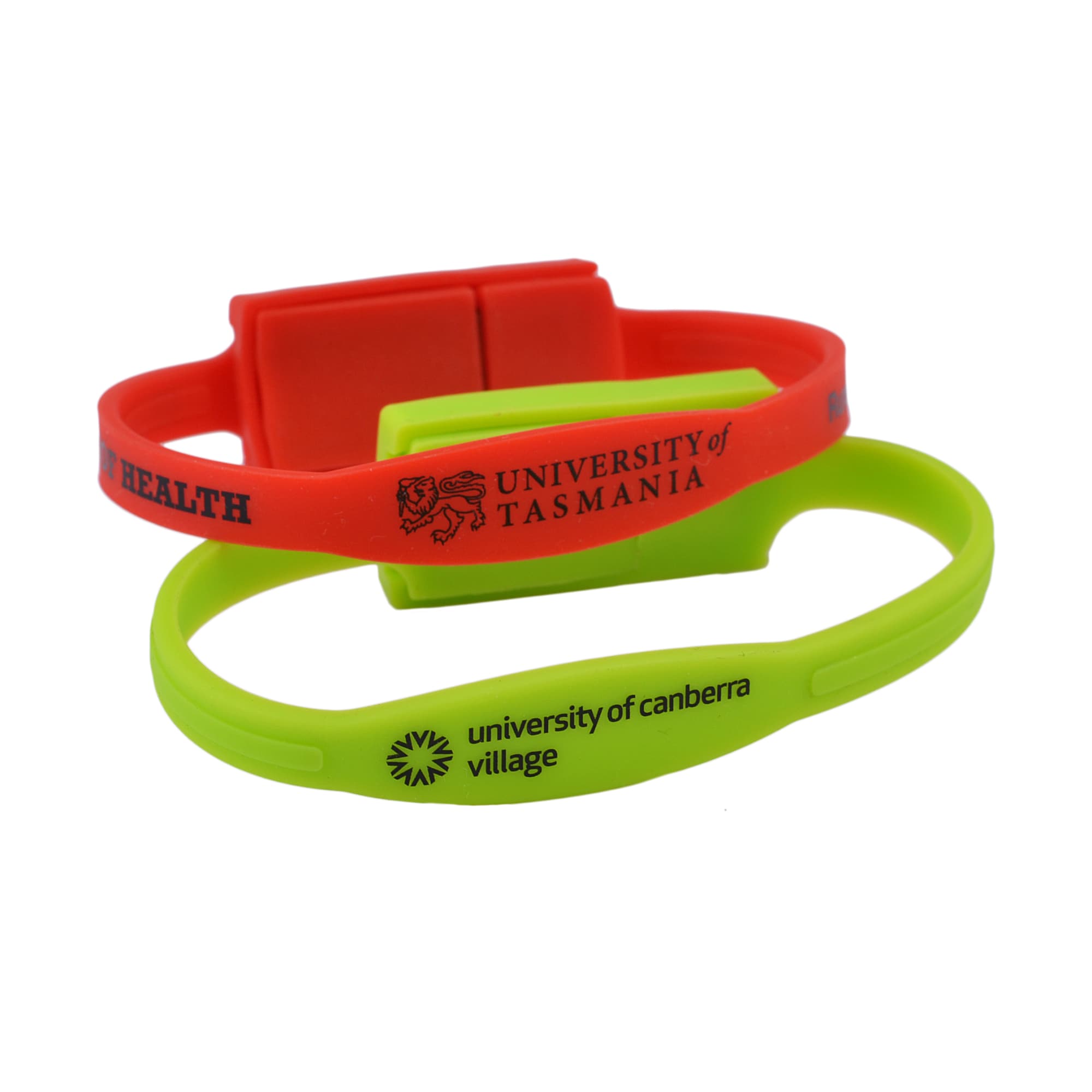 Slim Silicone Wristband Flash Drive - PCU632 Image 
