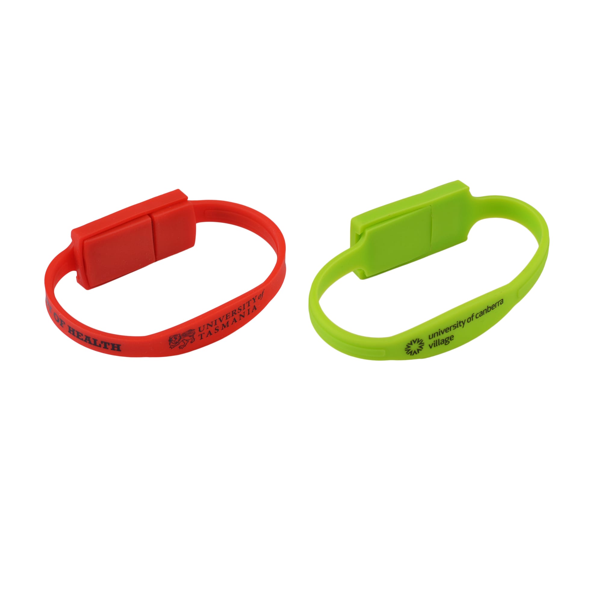 Slim Silicone Wristband Flash Drive - PCU632 Image 