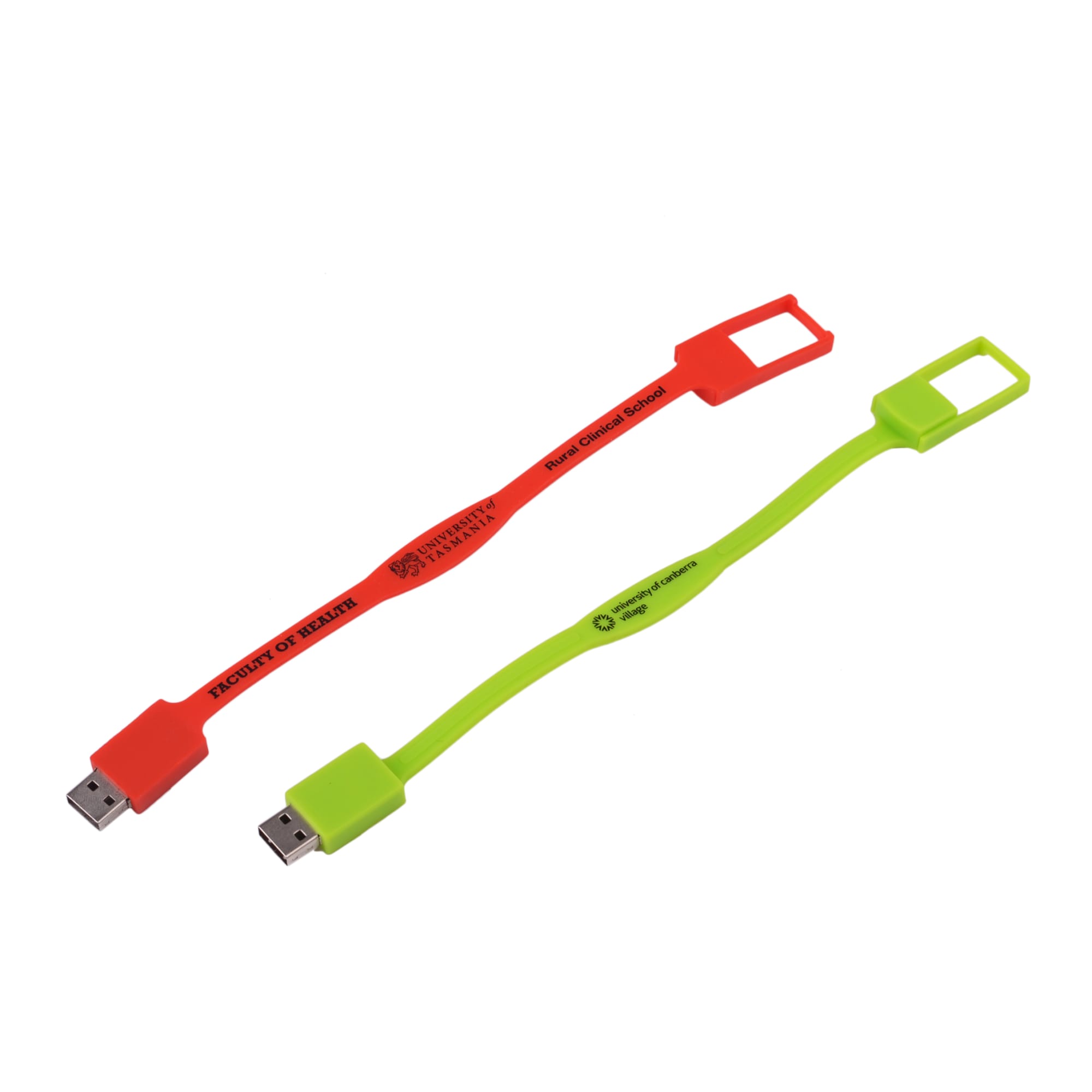 Slim Silicone Wristband Flash Drive - PCU632 Image 