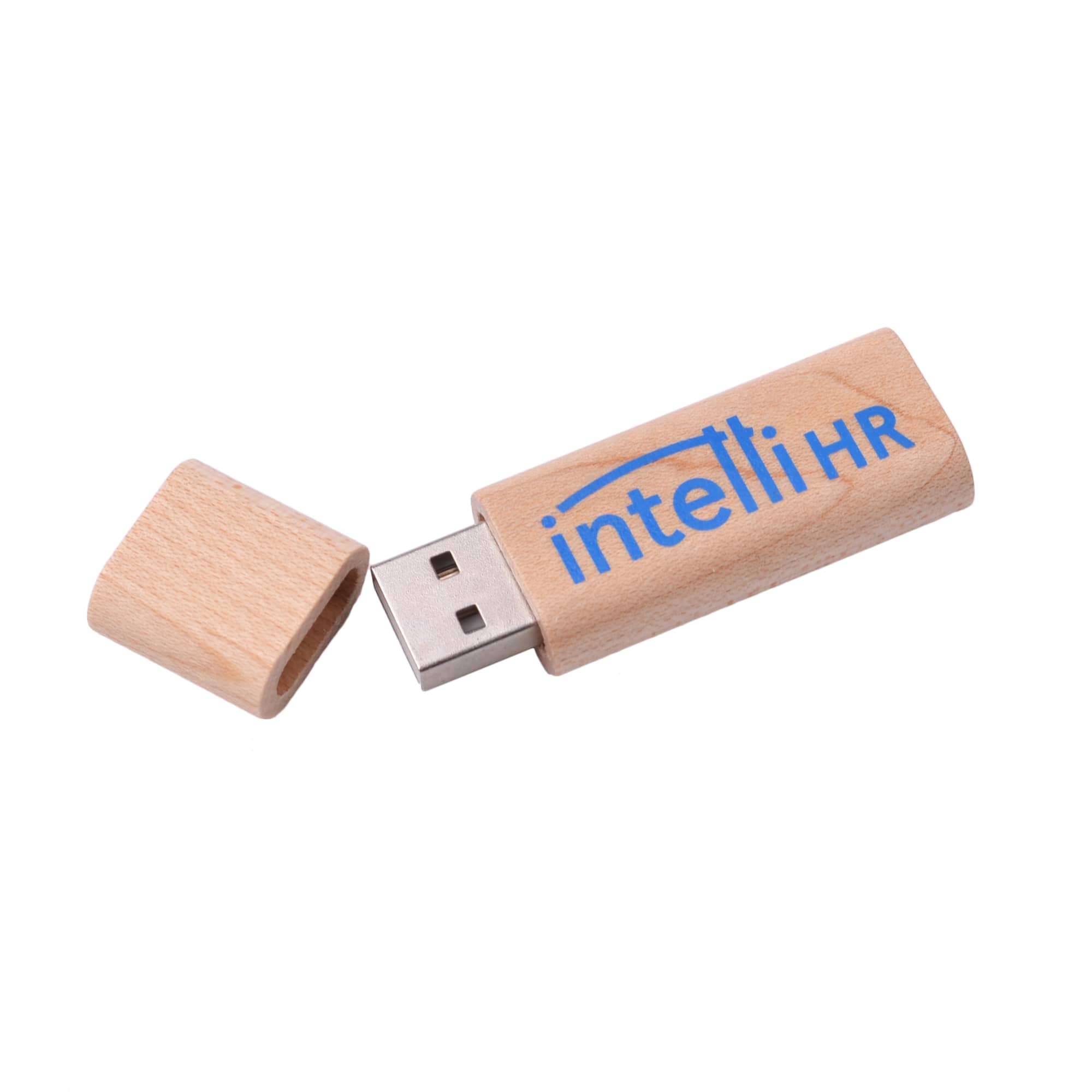 Rounded Wooden Flash Drive - PCUW1 Image 