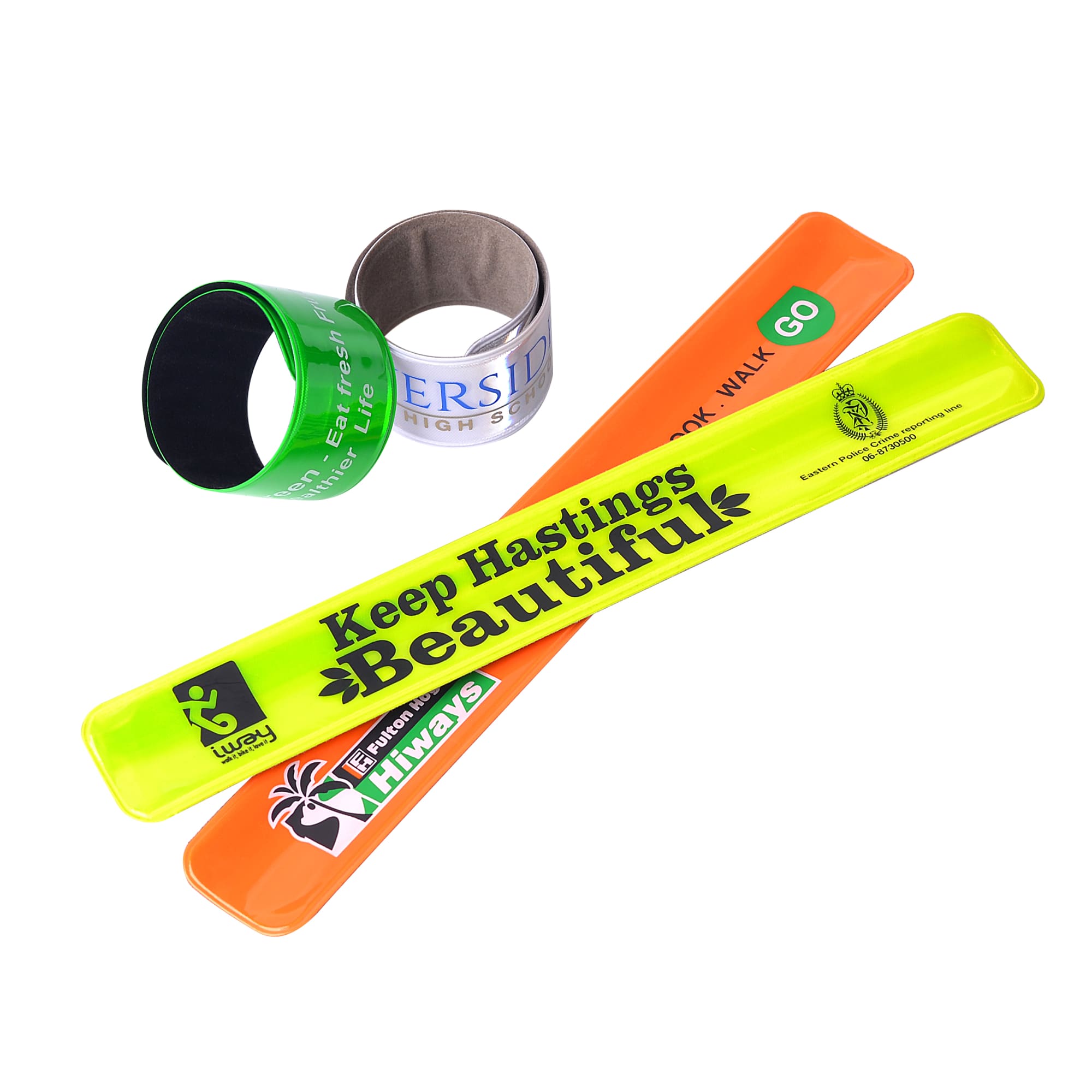 Reflective Slap Band - PCW015 Image 