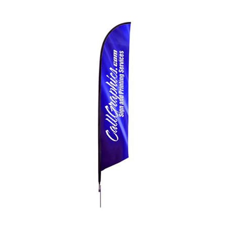 Medium(70.4*300cm) Angled Feather Banners 13ft - POS08 Image 