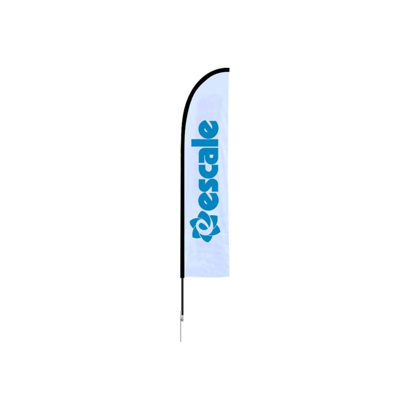 Small(65.3*200cm) Straight Feather Banners 9ft - POS10 Image 