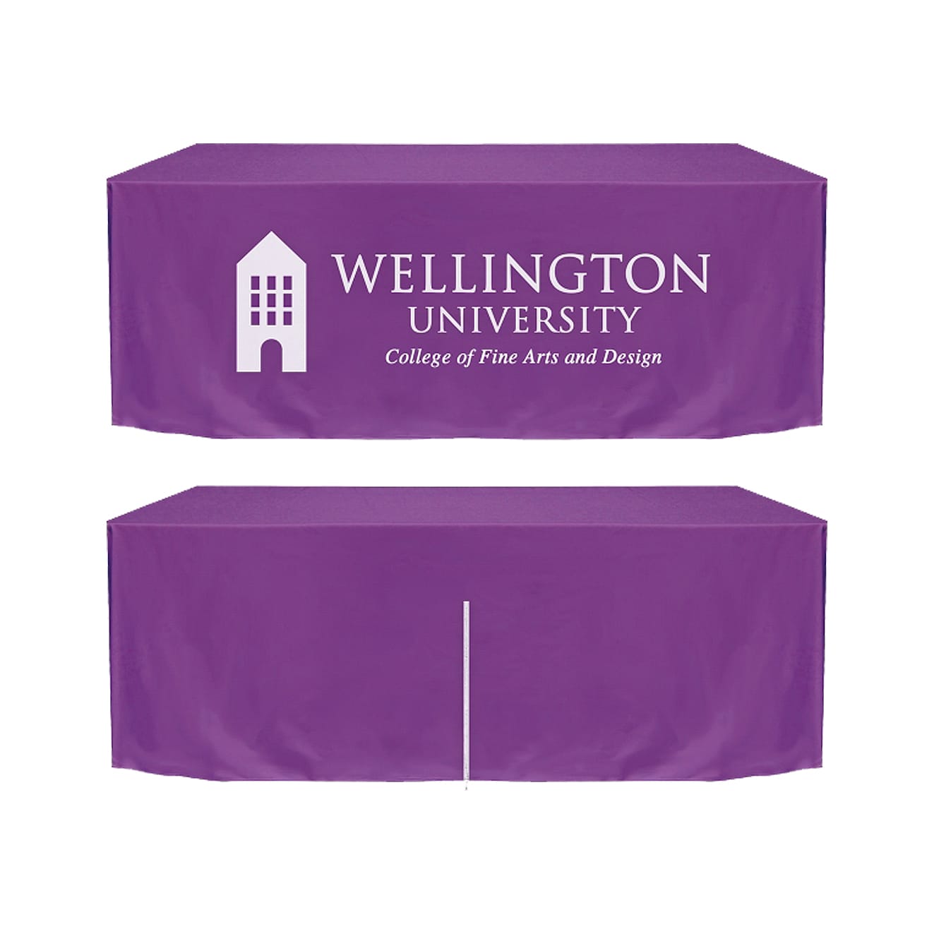 Fitted Table Cloth with Zipper Back * 4ft - POS25 Image 