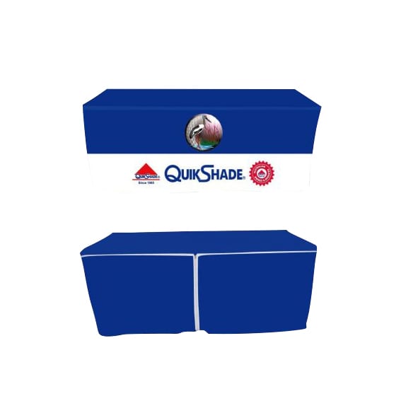 Fitted Table Cloth with Zipper Back * 4ft - POS25 Image 