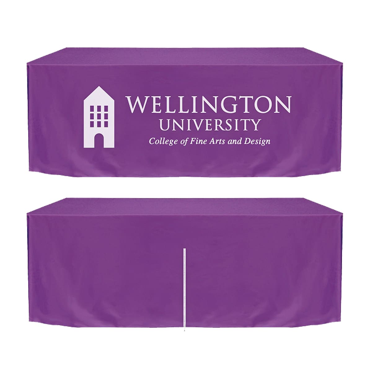 Fitted Table Cloth with Zipper Back * 6ft - POS26 Image 