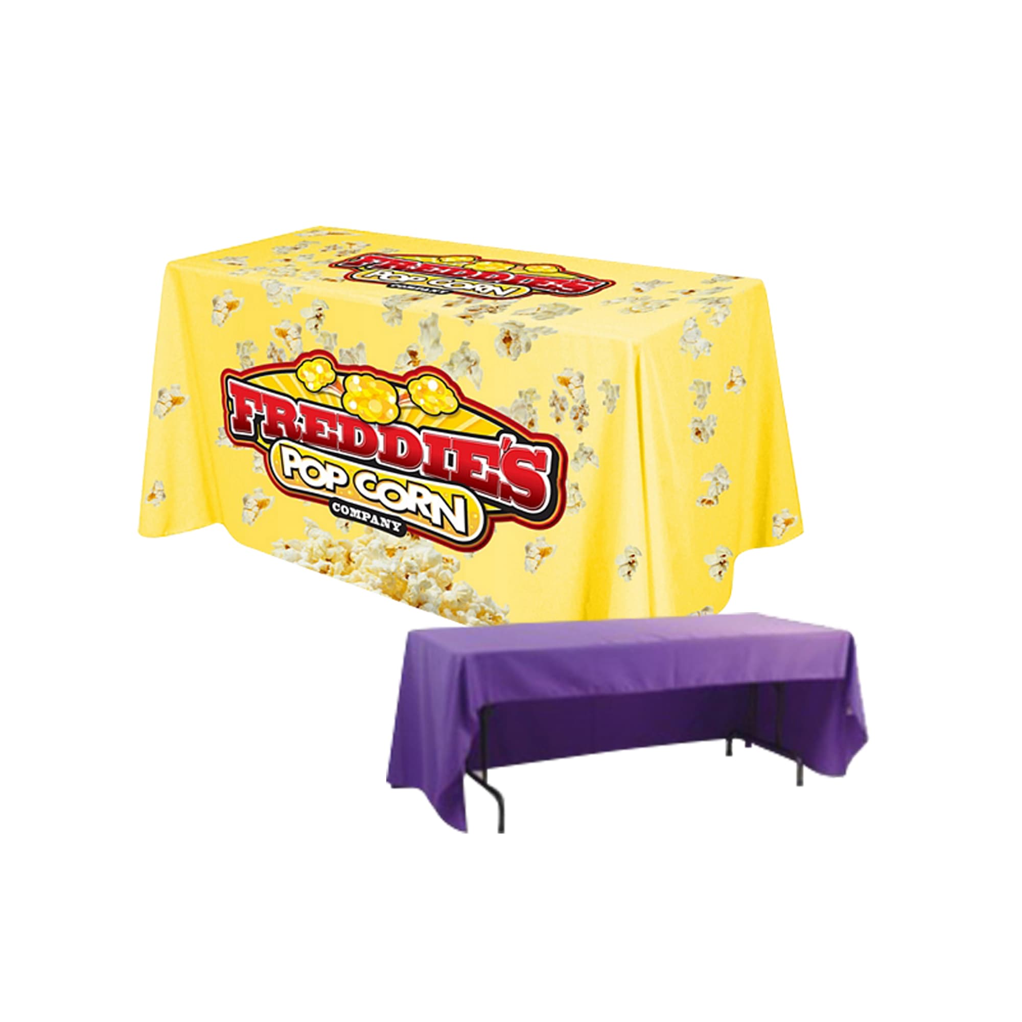 3-Sided Throw Table Cloth * 4ft - POS31 Image