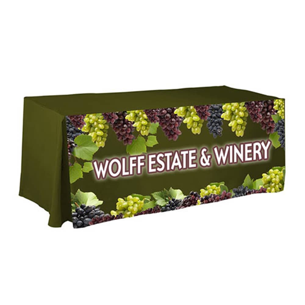 4 Side Pleated Table Cloth * 6ft - POS39 Image 