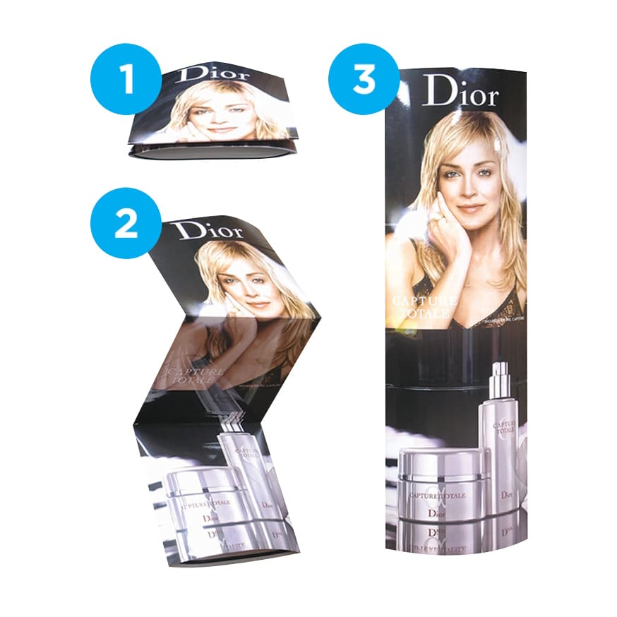 Quick Assembly Totem Cardboard Display - POS41 Image 