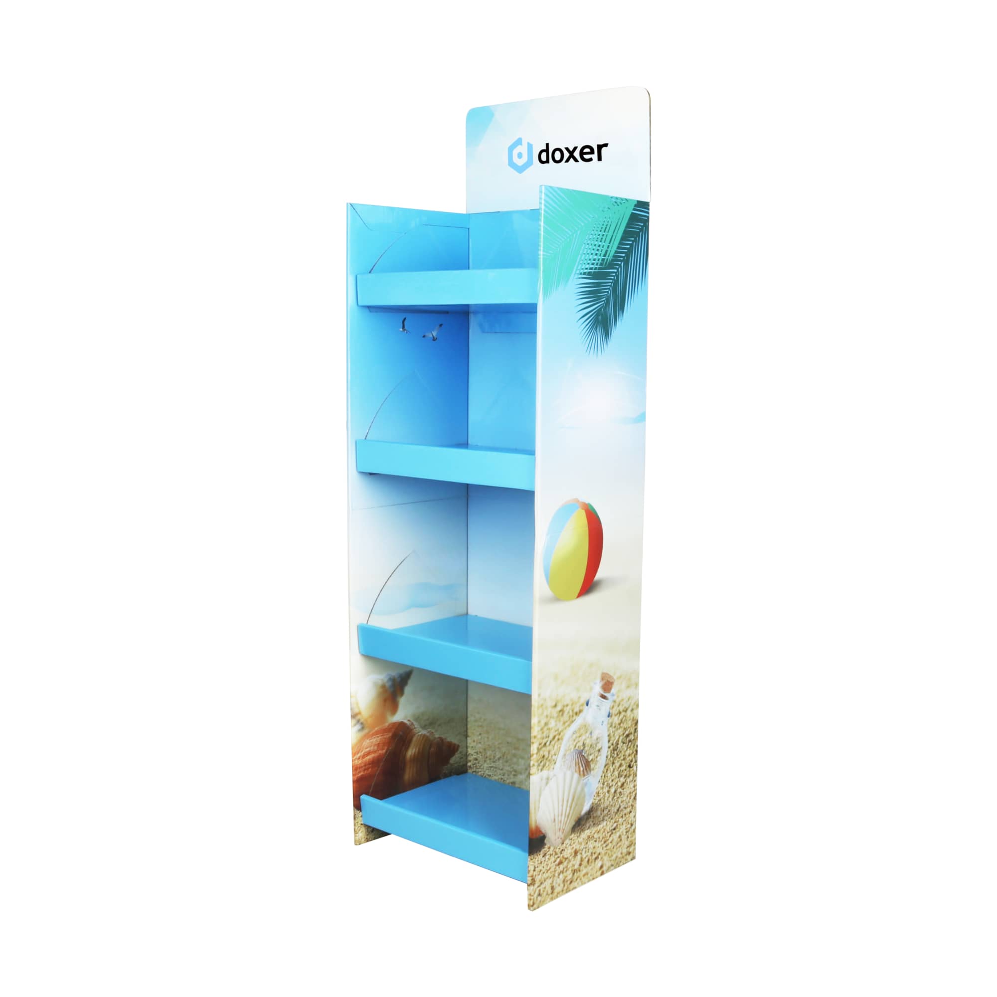 Quick Assembly Premium Cardboard Floor Display without Base - POS43 Image 