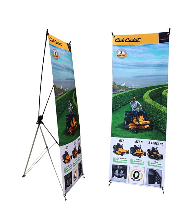 Small X-Frame Banner (60 x 160cm) - POS48 Image 