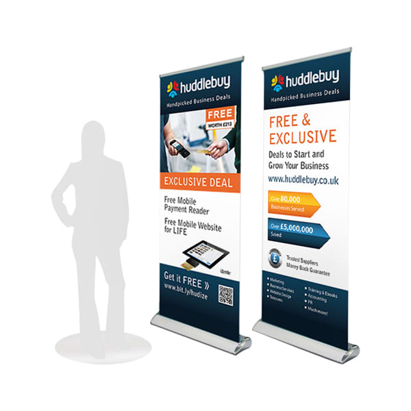 Single Sided Pull Up Banner (85 x 200cm) - POS52 Image 