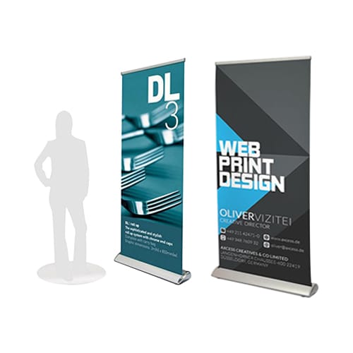 Single Sided Pull Up Banner (85 x 200cm) - POS52 Image 