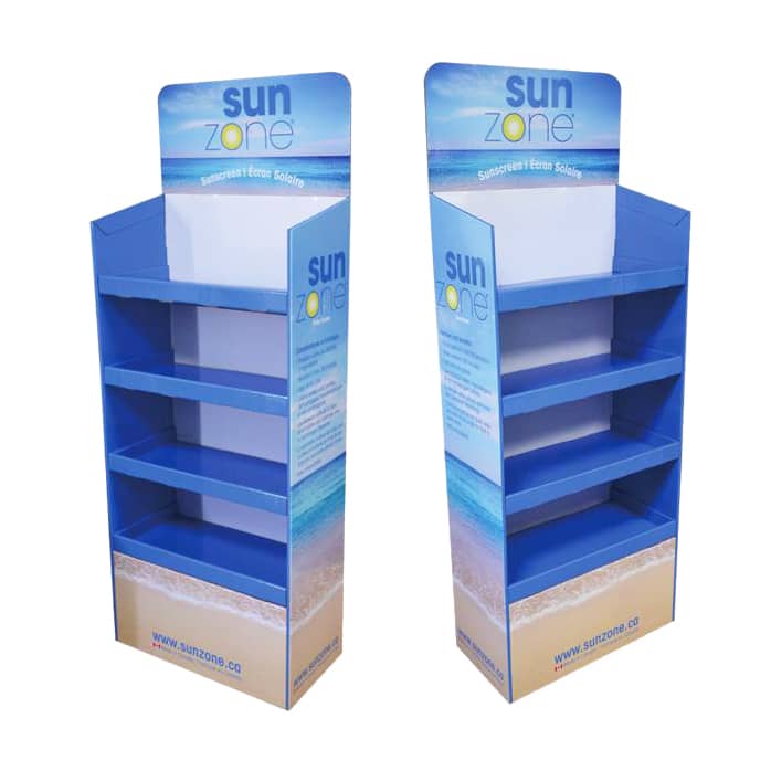 Self Assembly Premium Cardboard Floor Display - POS55 Image 