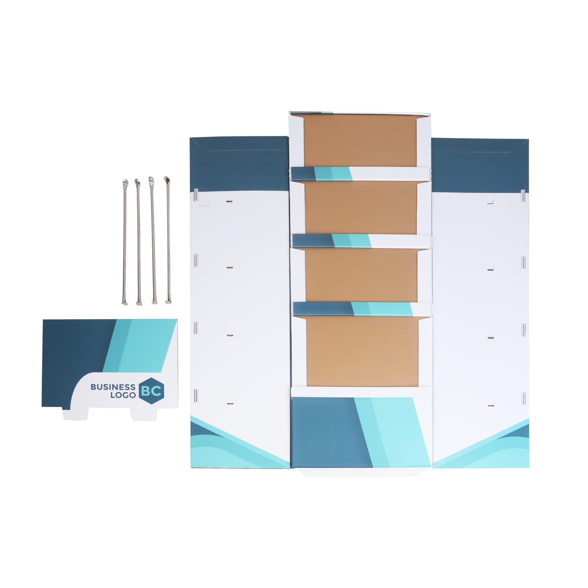 Self Assembly Premium Cardboard Floor Display - POS55 Image 