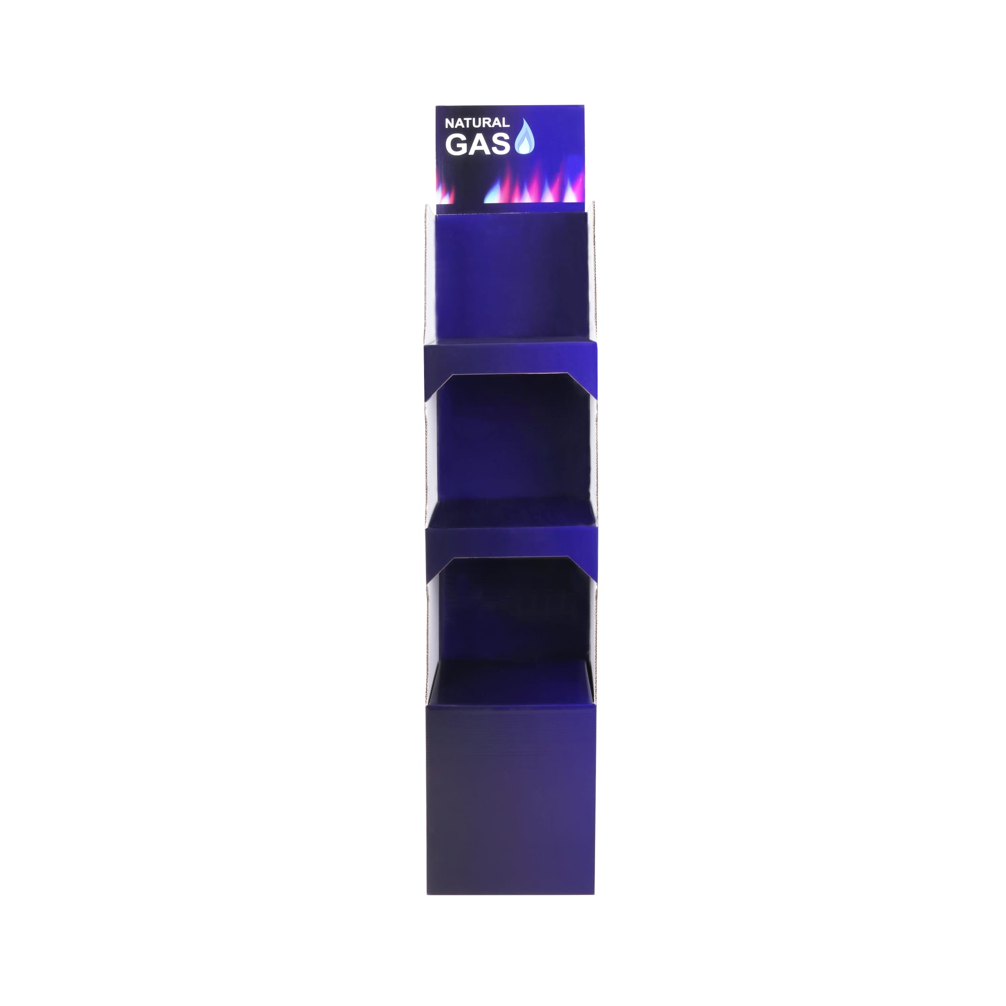 Self Assembly 3 Tier Cardboard Floor Display - POS56 Image