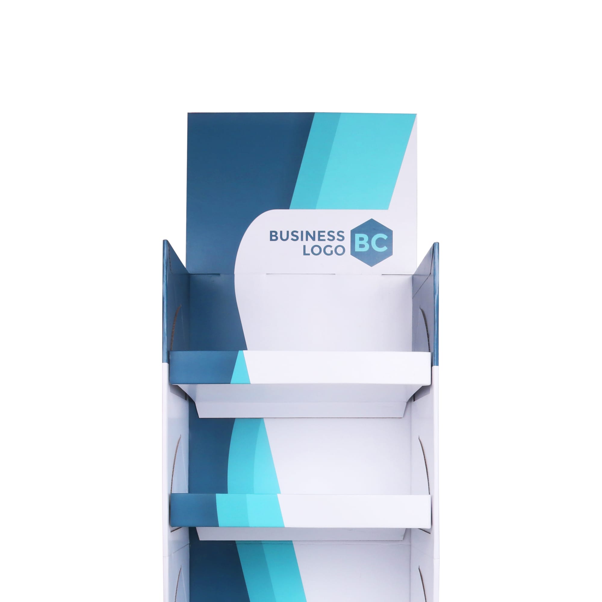 Quick Assembly Premium Cardboard Floor Display with Base - POS57 Image 
