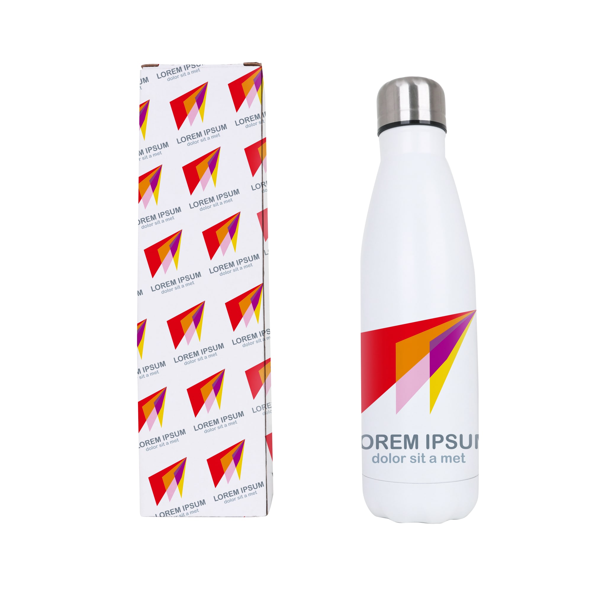 500ml Double Wall Swig Stainless Steel Bottle - PXD001 Image 