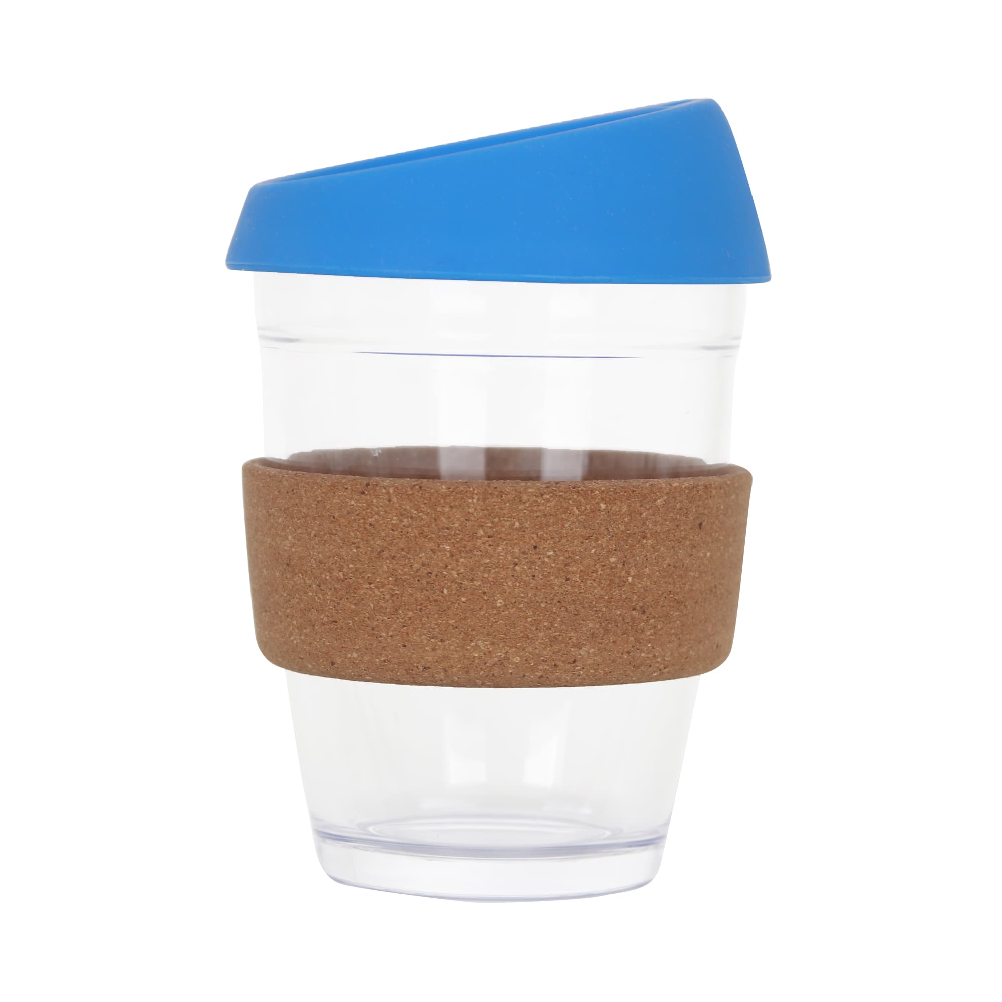 12 OZ Reuasble Glass Coffee Cup with Cork Band - PXD019 Image 