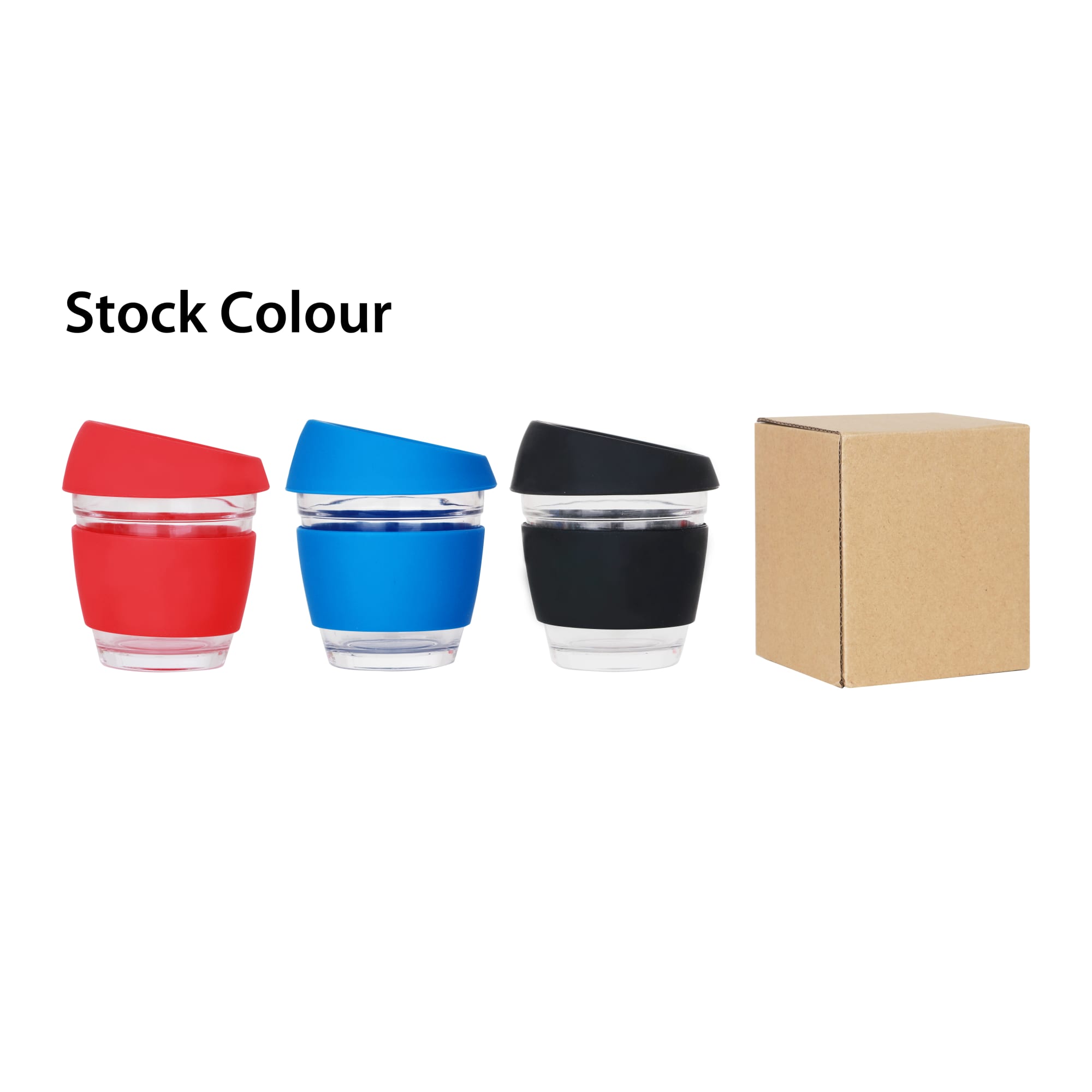 8 OZ Reusable Glass Coffee Cup - PXD020 Image 